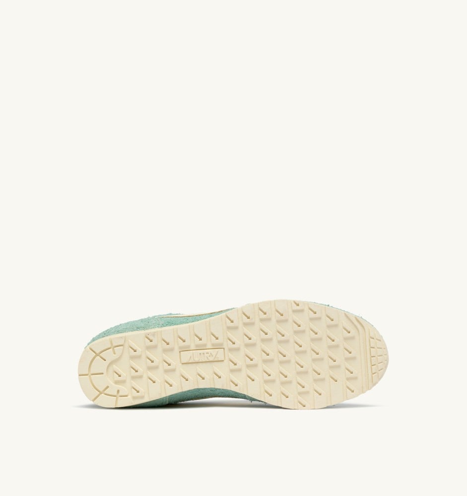 WINDSPIN IN JASMINE AND RUTABAGA SUEDE AND LEATHER