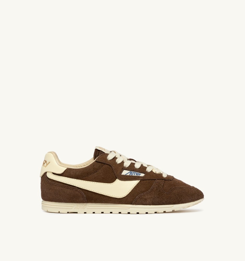 WINDSPIN IN TUNDRA AND RUTABAGA SUEDE AND LEATHER