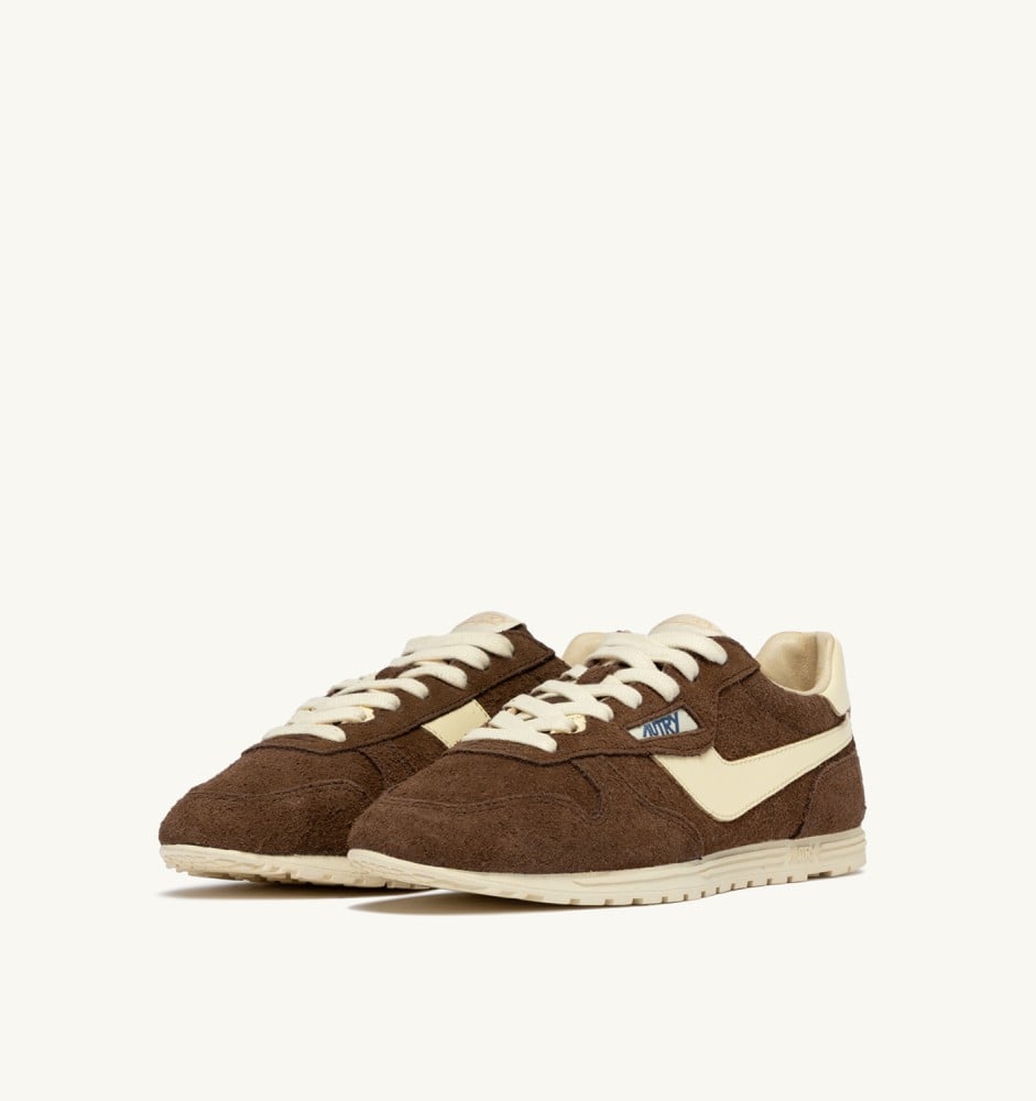 WINDSPIN IN TUNDRA AND RUTABAGA SUEDE AND LEATHER
