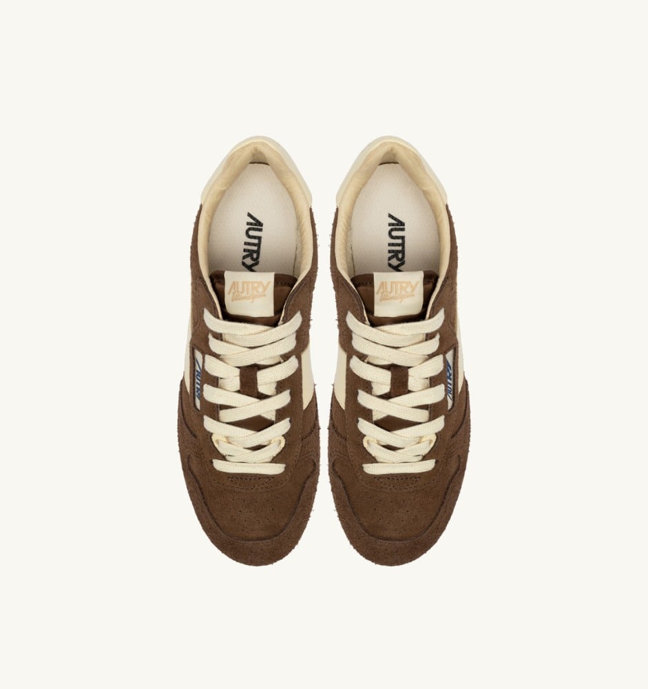 WINDSPIN IN TUNDRA AND RUTABAGA SUEDE AND LEATHER