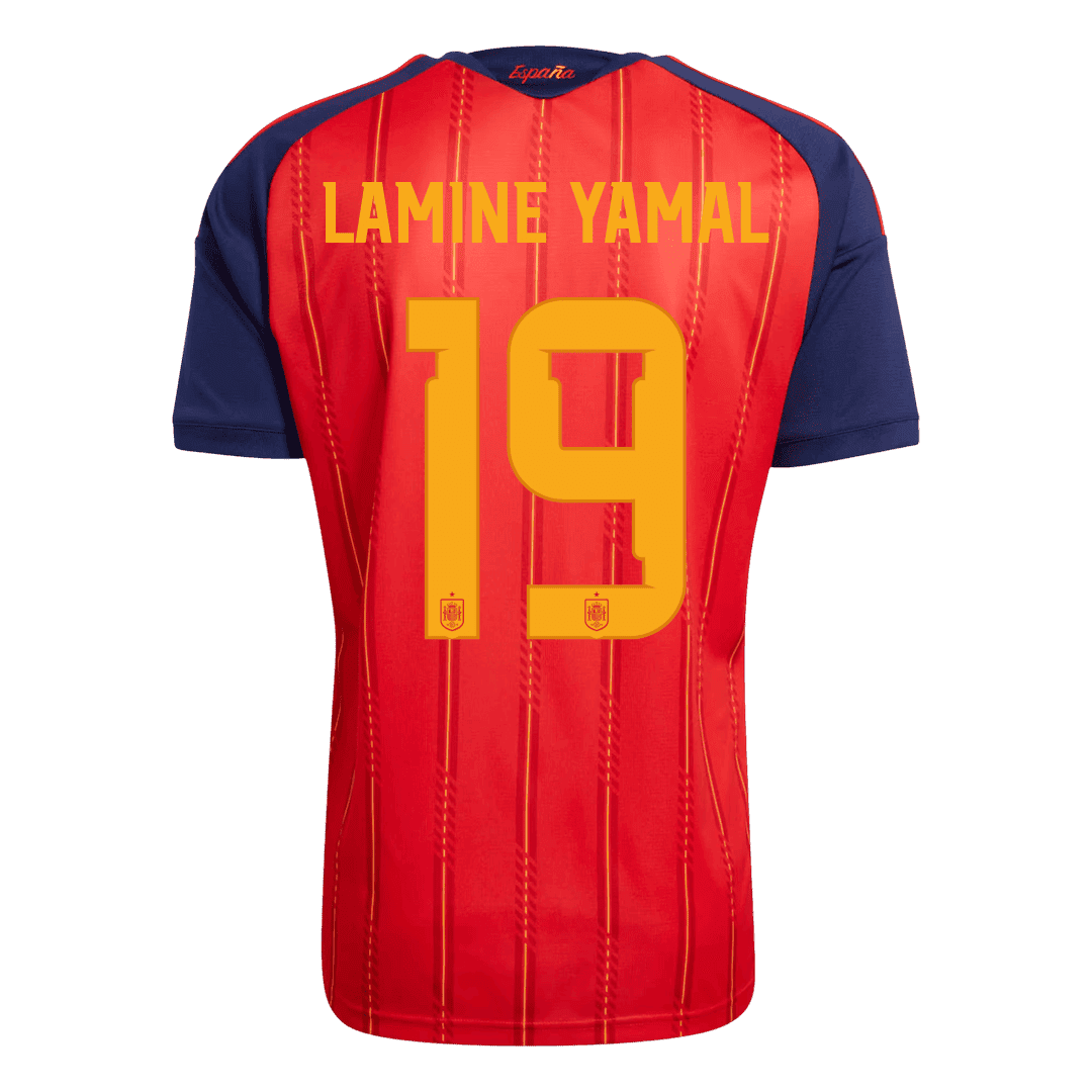 [Champion Edition] Spain World Cup Home Jersey 2026 - LAMINE YAMAL #19 (Player Version)