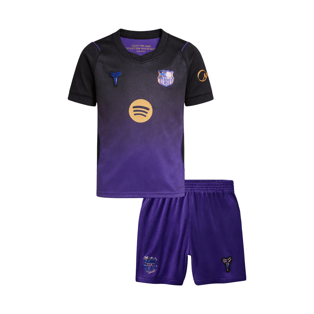 Barcelona Kids Away Kit 2026/27