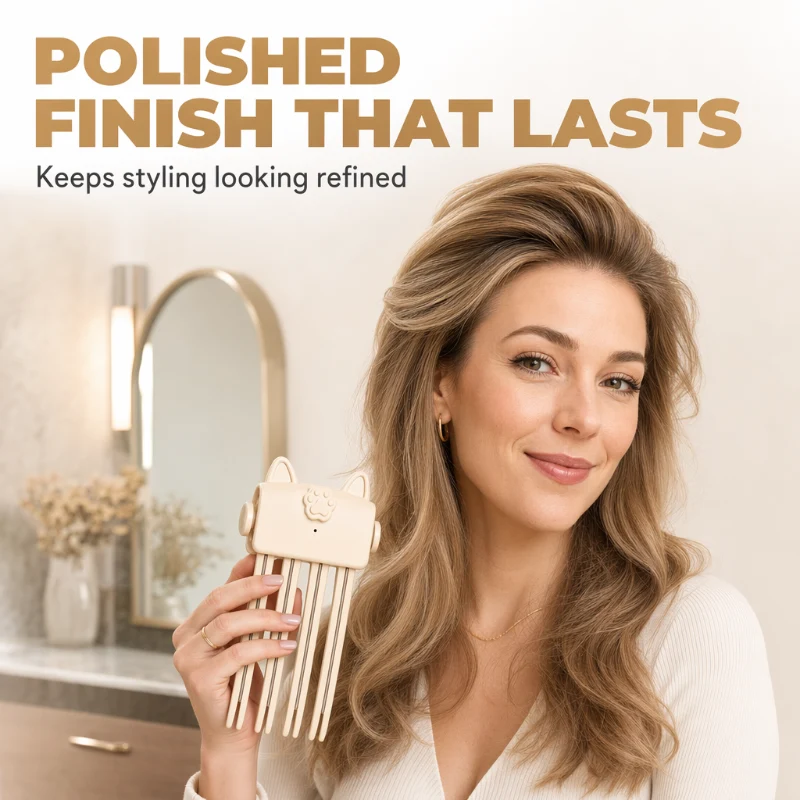 [Copy]Wireless Heated Root Lifting Clip – Volumizing Styling Tool For Fine/flat Hair, Crown Booster With Rechargeable Charging