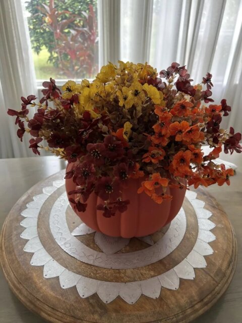 Customer autumn flower arrangement 3