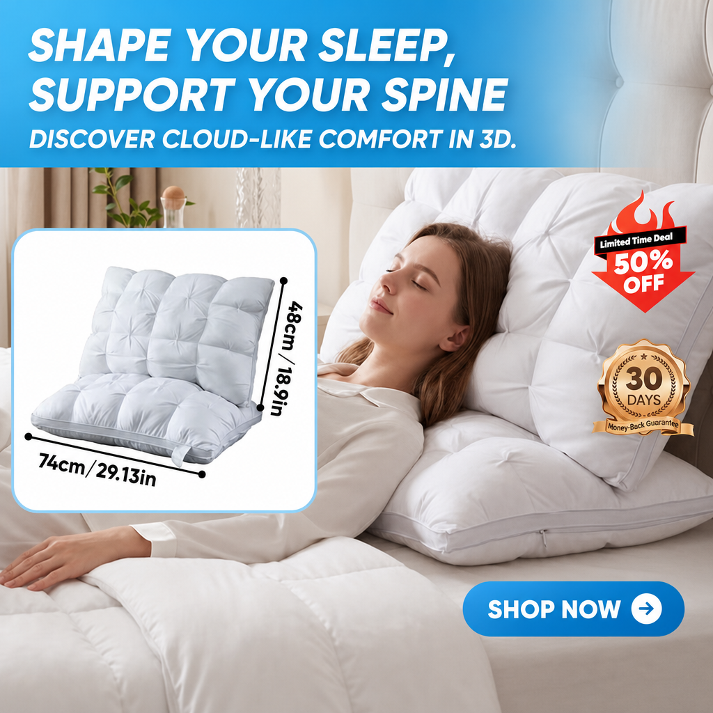 [Copy]Ultra-soft Cervical Support Pillow Insert For Home Use