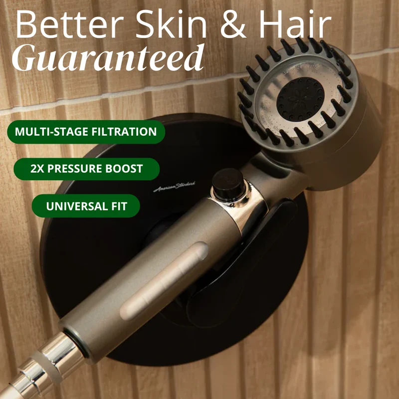 Showerhead Set For Home Bathrooms: Handheld, Powerful, With Filter, Purifier, And Pressure-boosting Hose