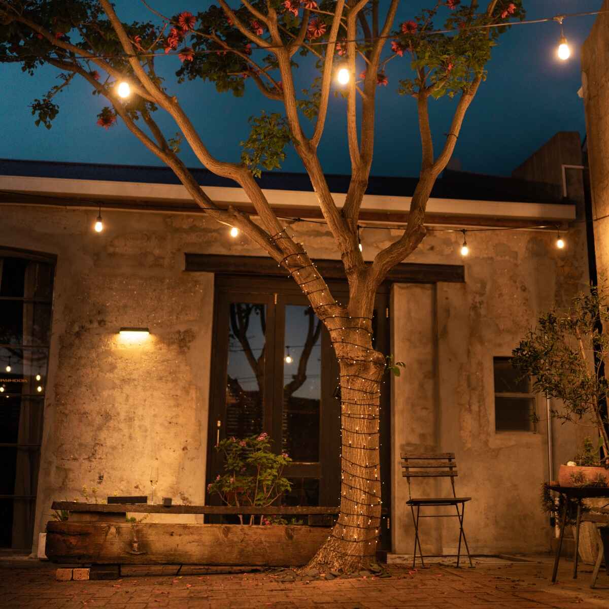 Outdoor lighting transformation mobile view