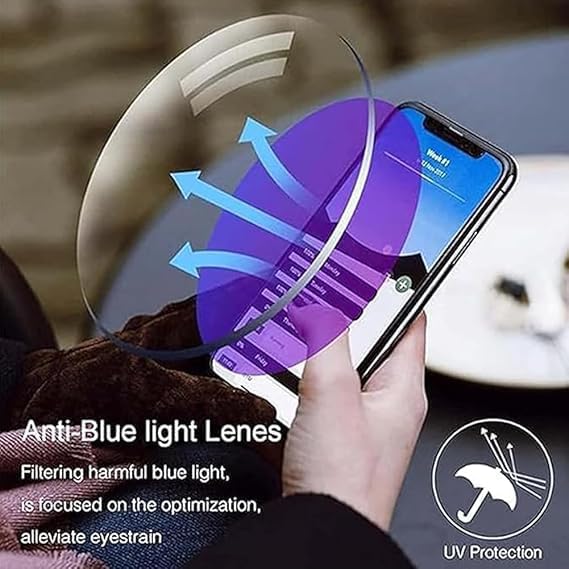 Multi-focus Progressive Reading Glasses – Blue Light Blocking, Ultra-light Sports Frame, Perfect For Distance And Near Vision – Fashionable Eyewear For Seniors