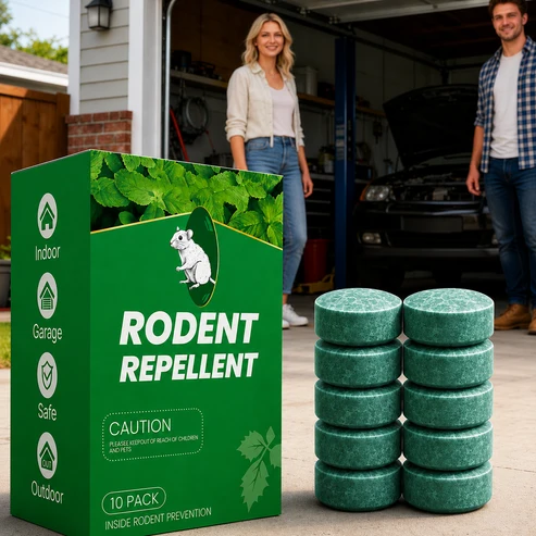 Natural Rodent Repellent Balls For Indoor Use — Protects Furniture From Chewing, Freshens Air With A Gentle, Long-lasting Scent