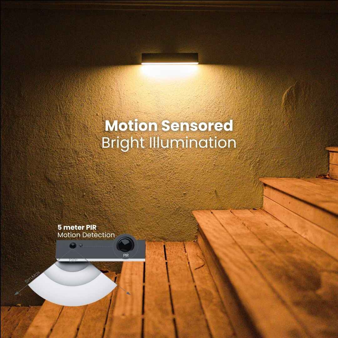 Solar Rectangular Wall Lamp, Outdoor Courtyard Lighting, Street Lamp, Household Garden Waterproof Wall Washing Lamp