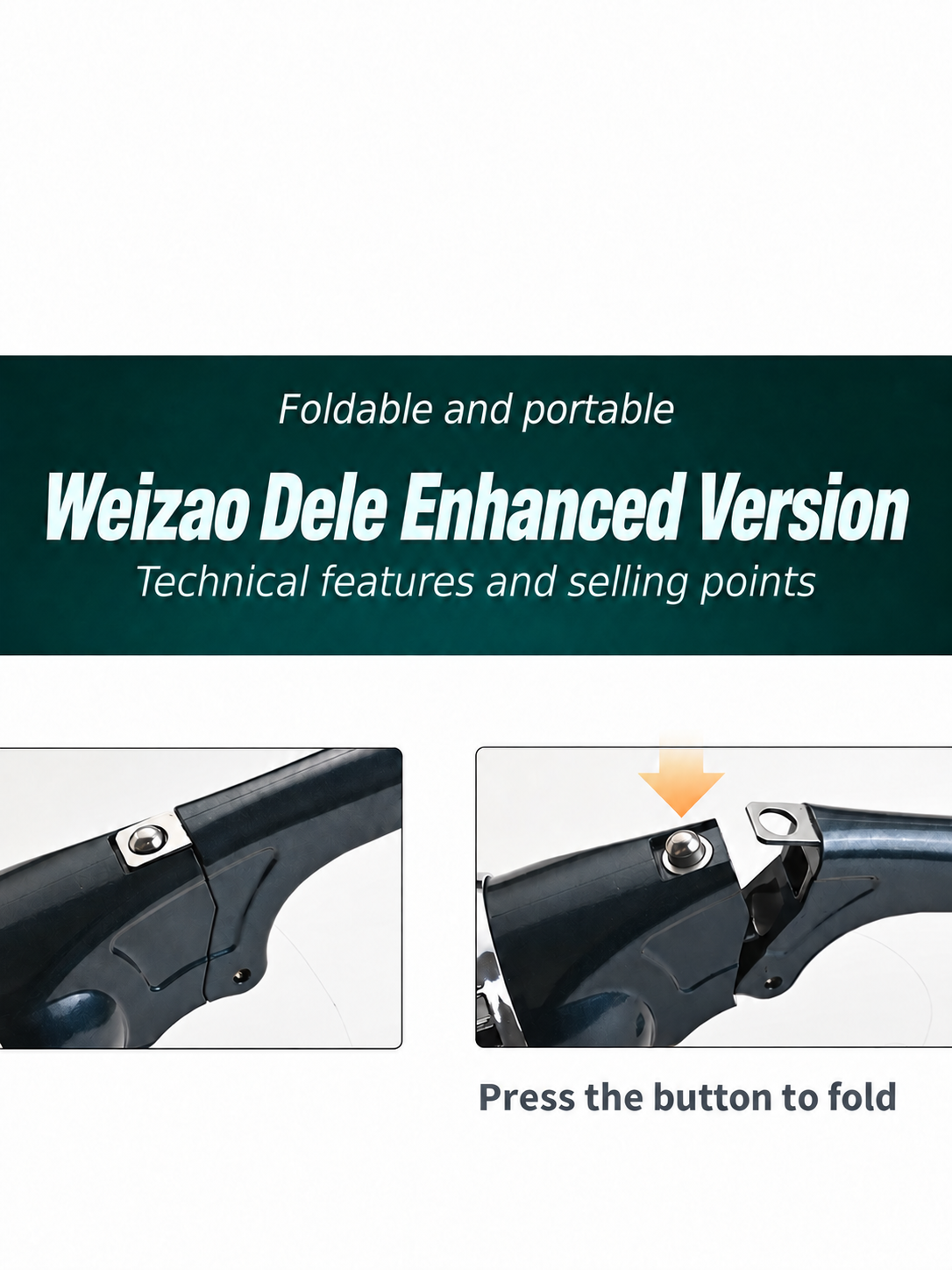 Folding Fishing Rod, Foldable Fishing Rod, Telescopic Road, Short Section, Portable Cross-border Fishing Rod, Fishing Gear