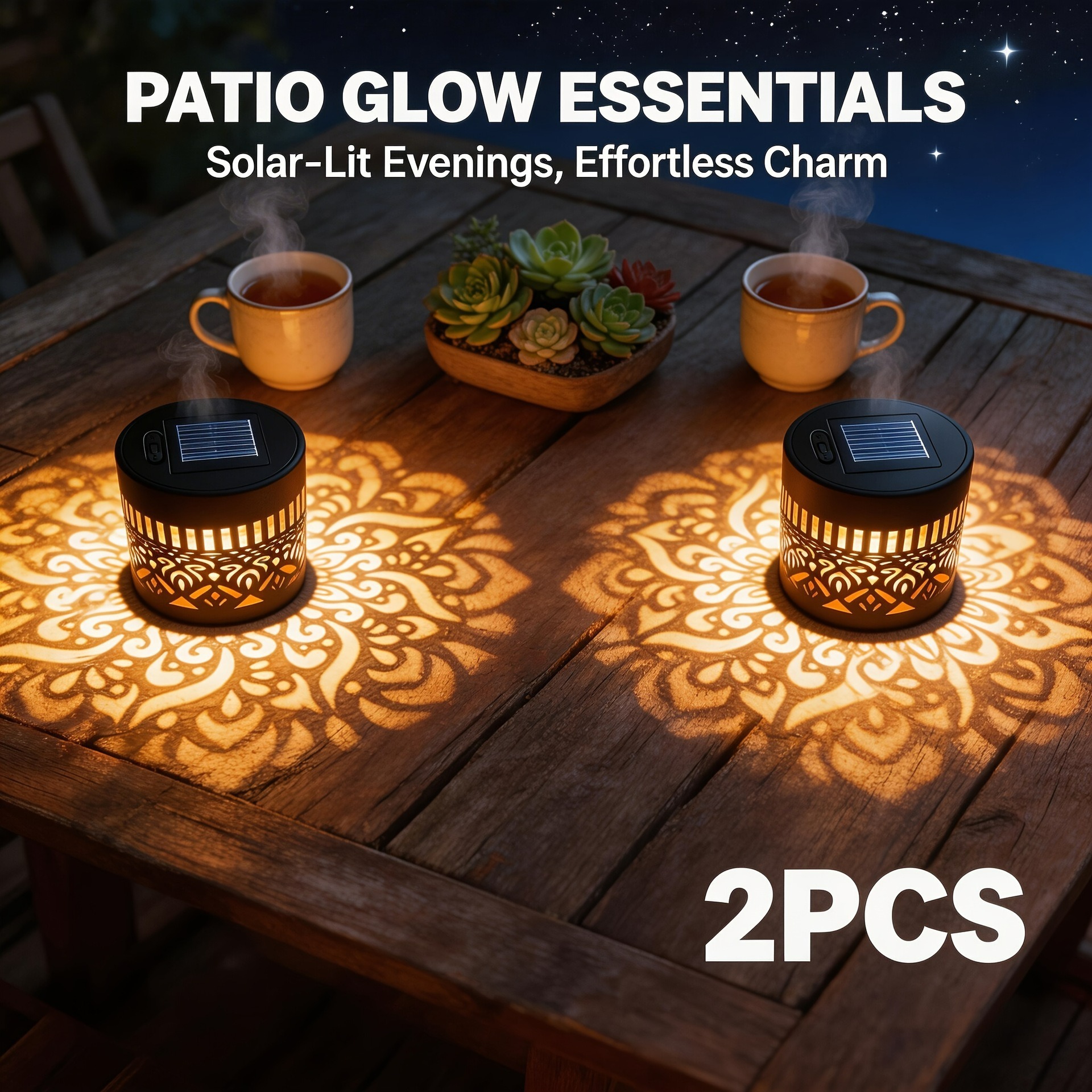 Mandala Projection Wall Sconce