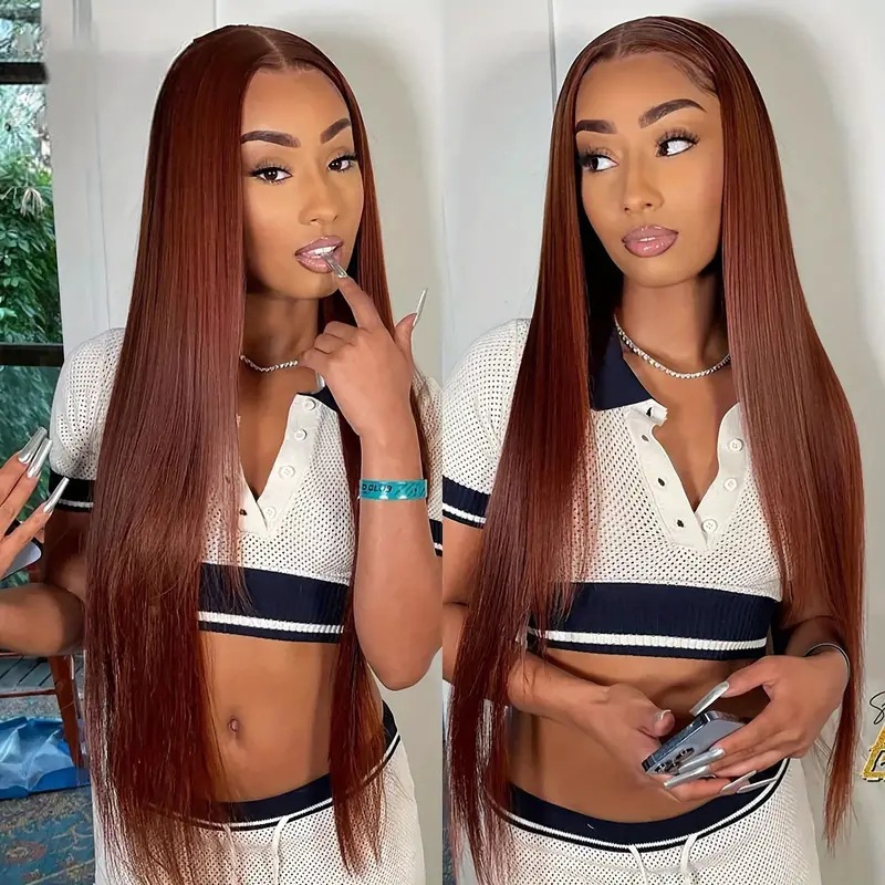 Straight Hd Transparent Lace Front Wigs Human Hair