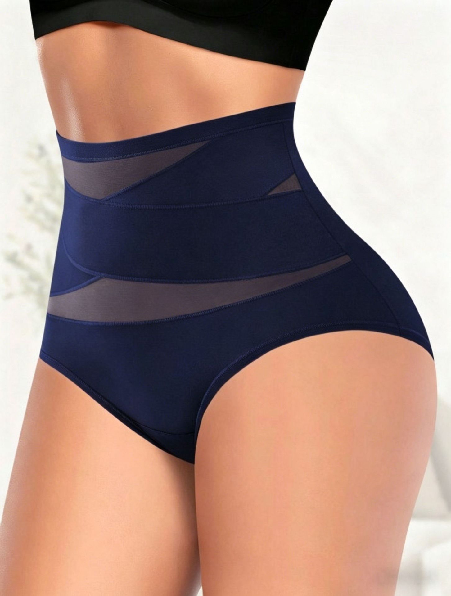 High Waisted Body Shaping Pants, Restrained Waist And Hip Lifting Underwear, Crossed Bandage And Abdominal Compression Pants