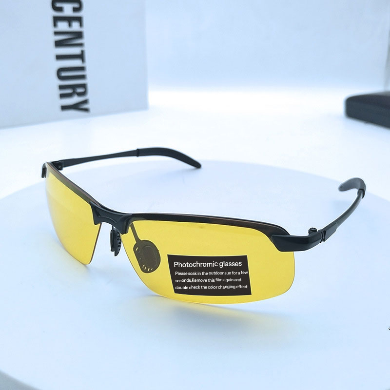 Smart Photochromic Polarized Sunglasses – Day/night Auto-color-changing Driving Glasses For Drivers