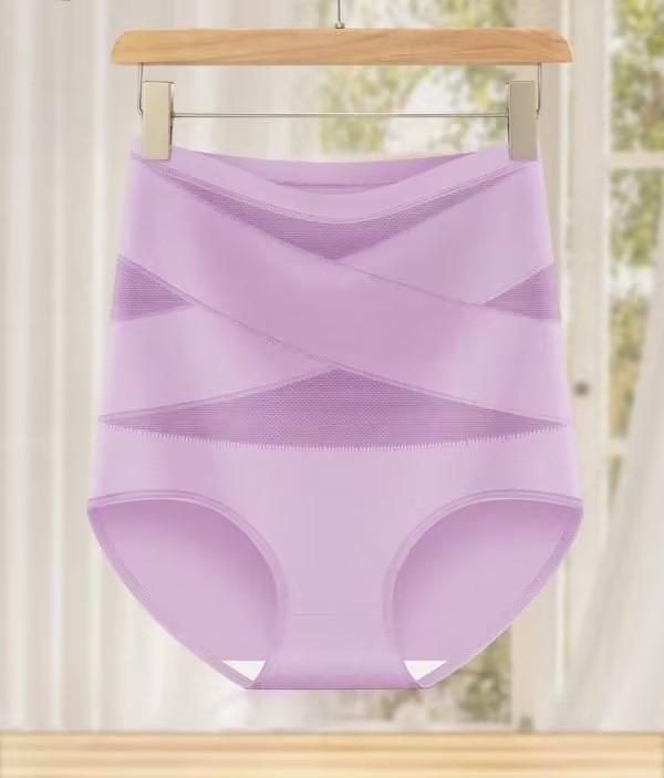 High Waisted Body Shaping Pants, Restrained Waist And Hip Lifting Underwear, Crossed Bandage And Abdominal Compression Pants