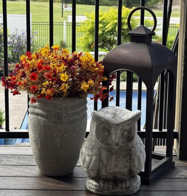 Customer autumn flower arrangement 1