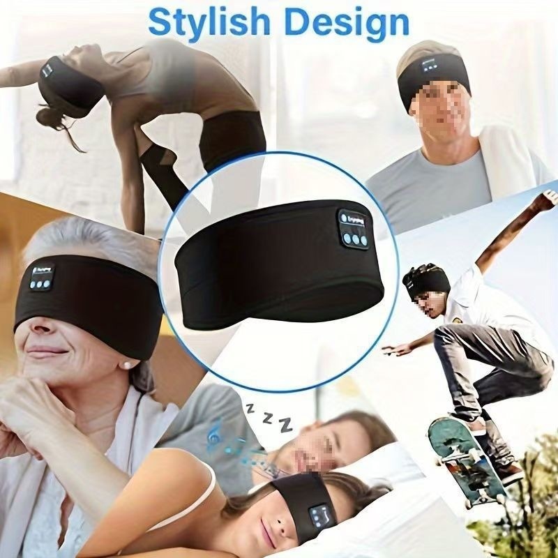 Bluetooth Sports Headband Yoga Headscarf Sleep Bluetooth Earphones Eye Mask Dual-use Outdoor Fitness Call Earphones