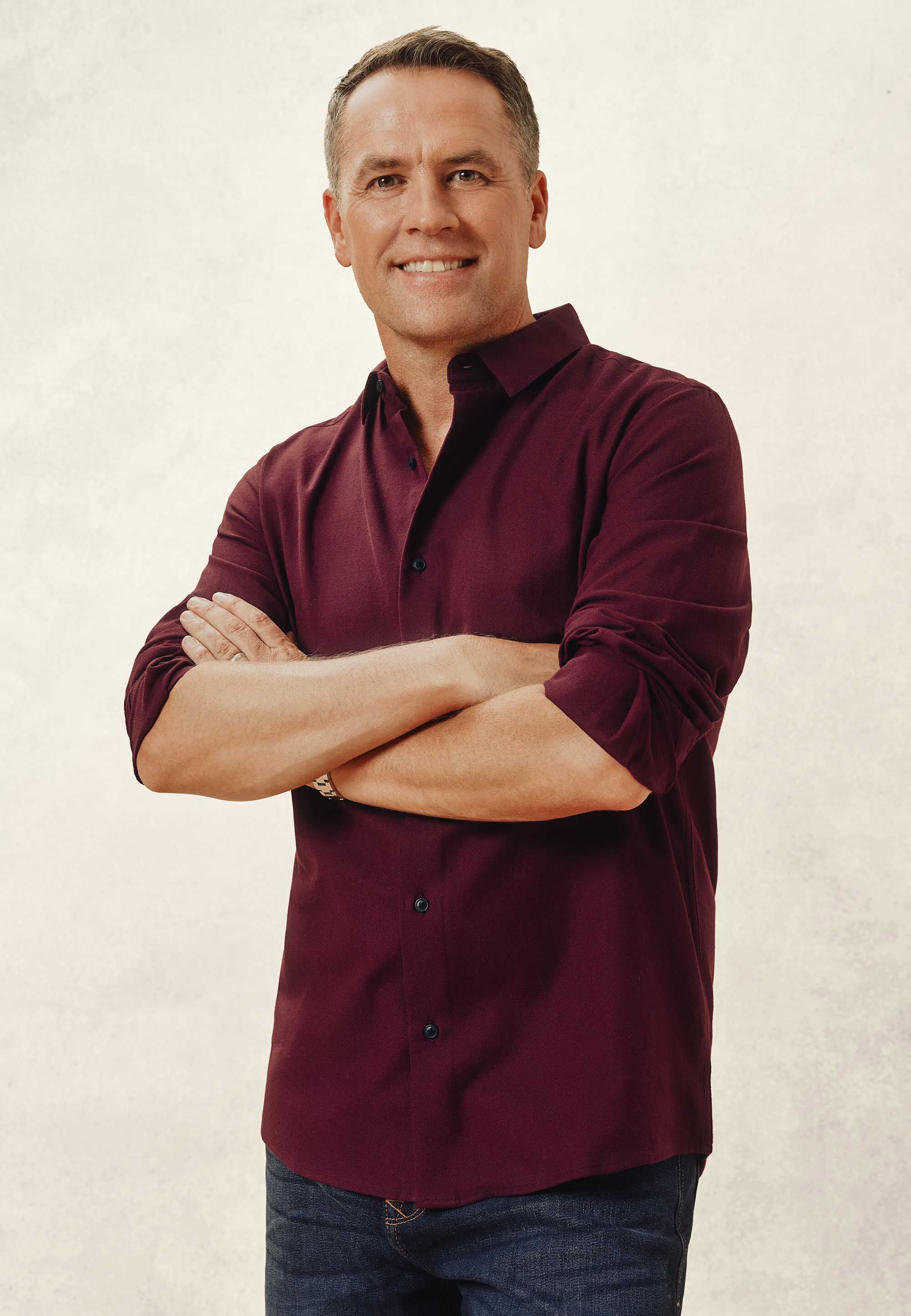 Mens Burgundy Cotton Dobby Shirt