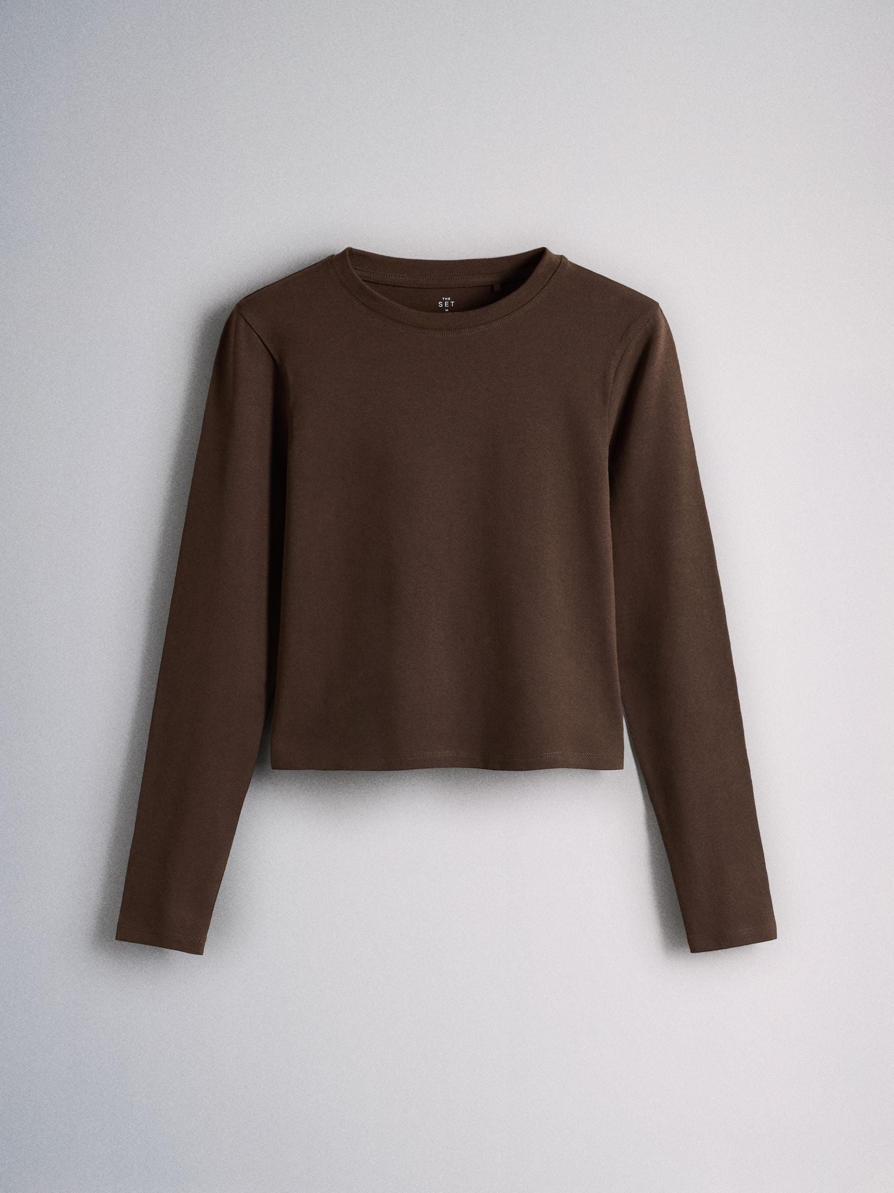 The Set 4 Pack Long Sleeve Skinny Fit Cropped T-Shirts - Neutral - Regular - SIP Still Life