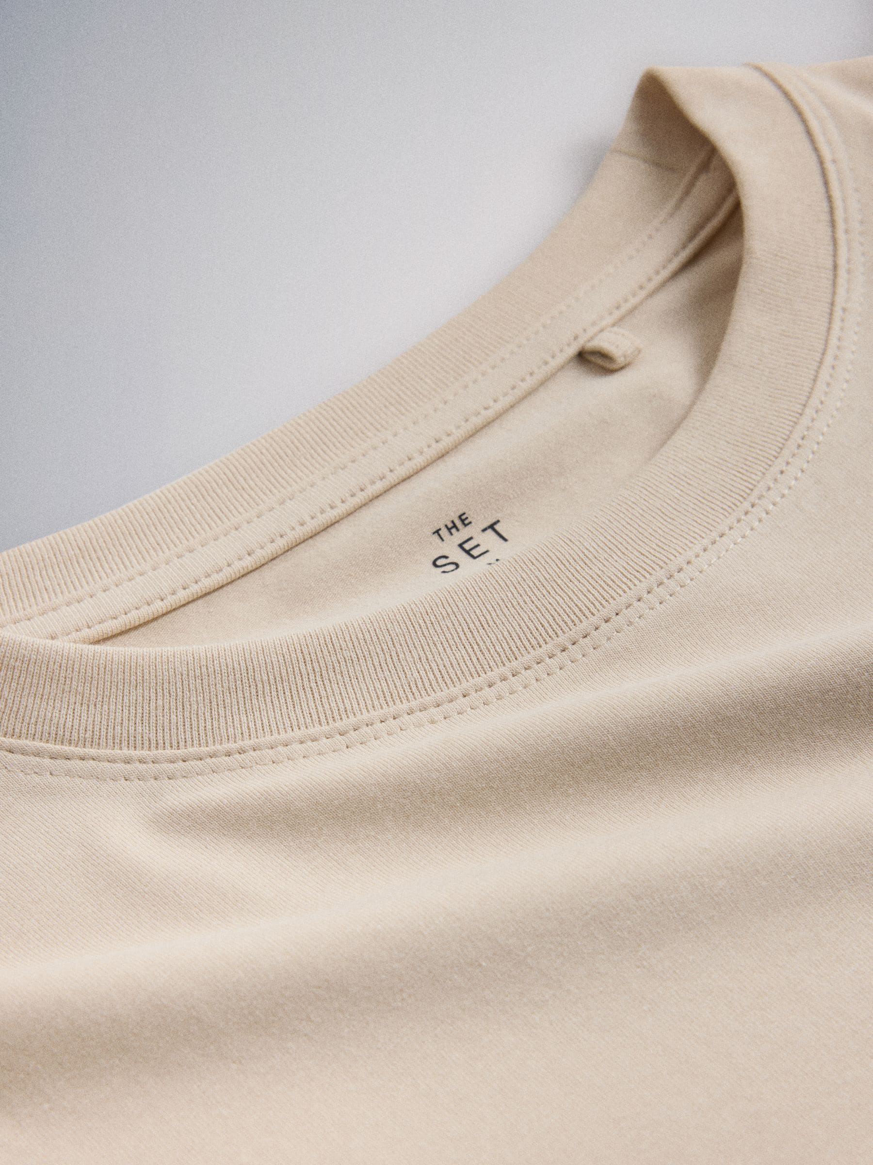 The Set 4 Pack Long Sleeve Skinny Fit Cropped T-Shirts - Neutral - Regular - SIP Still Life