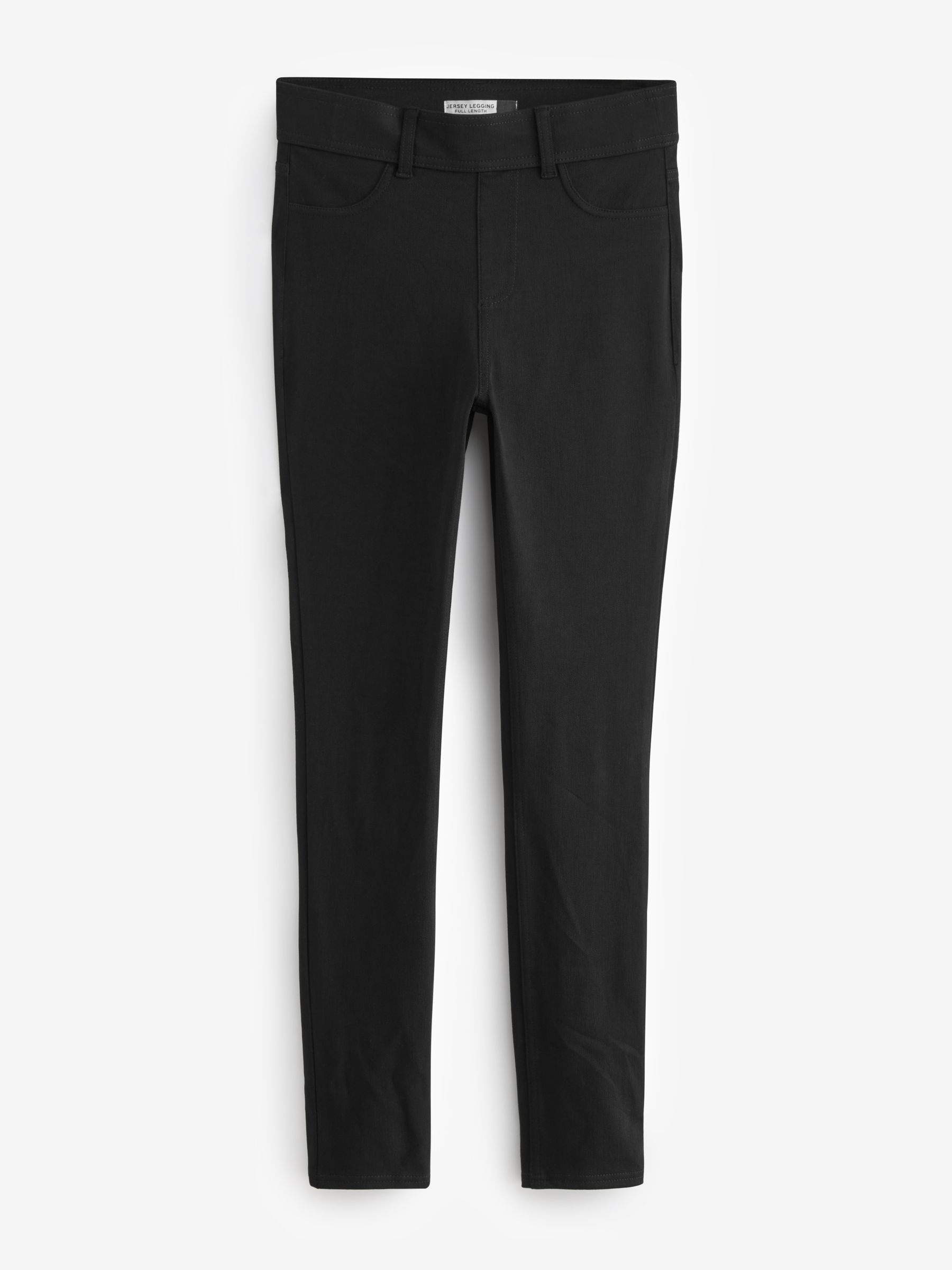Jersey Denim Leggings - Black - Petite - SIP Still Life
