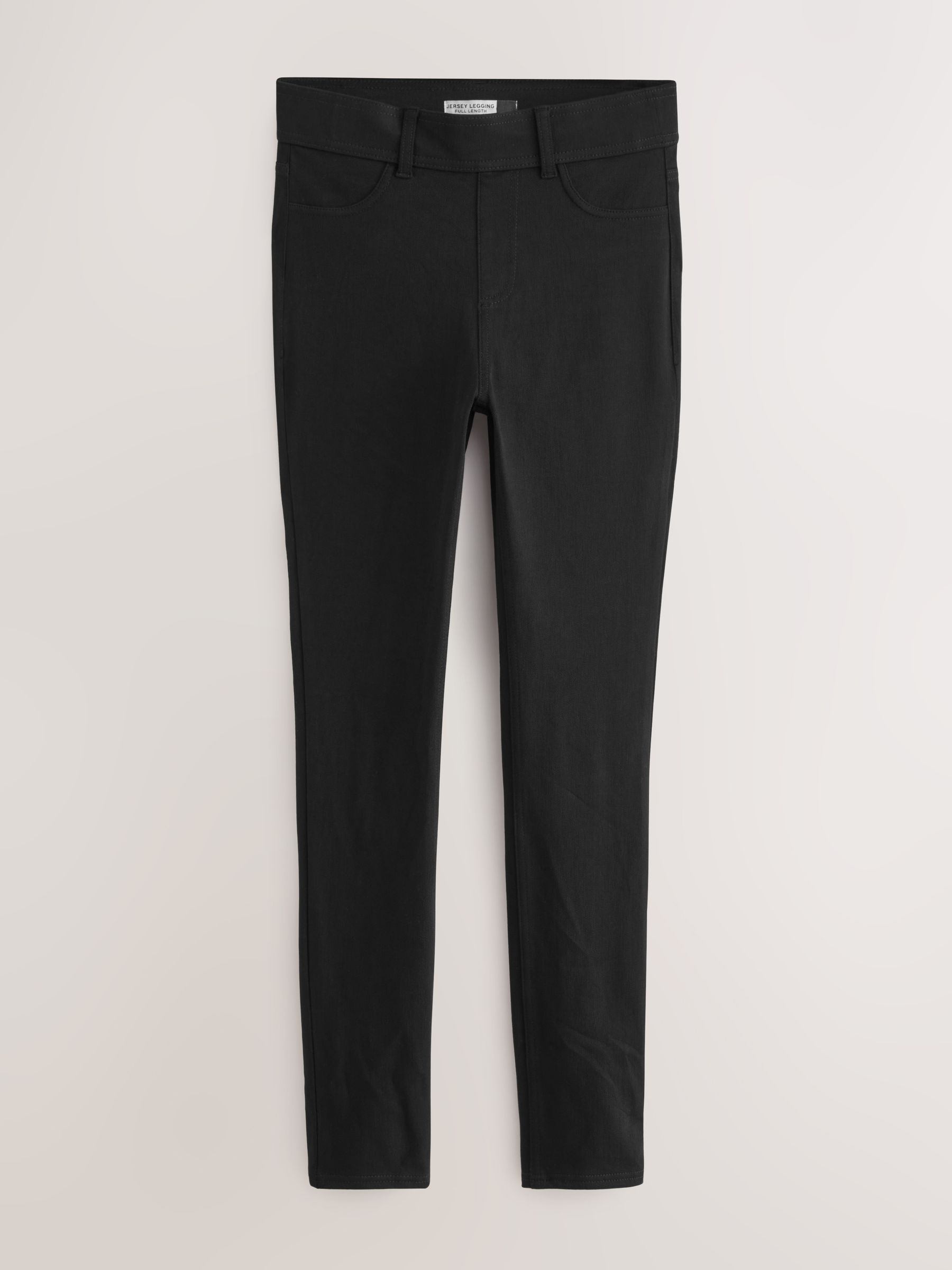 Jersey Denim Leggings - Black - Regular - SIP Still Life