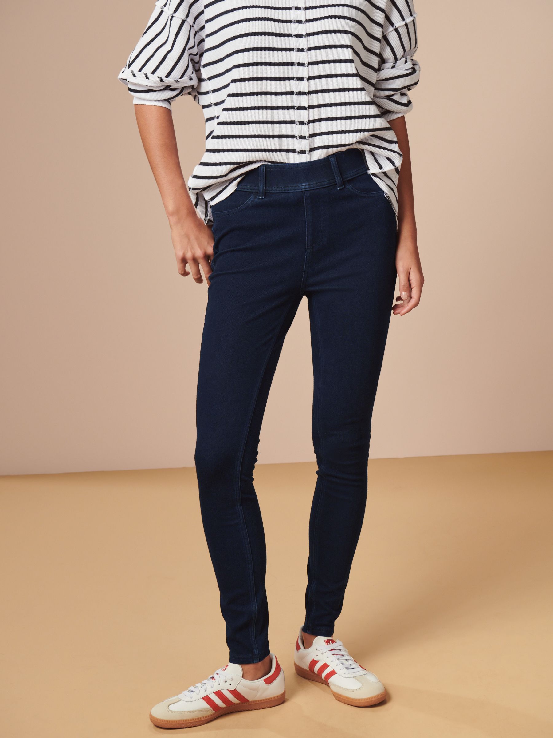 Jersey Denim Leggings - Indigo Blue - Regular - Location Worn