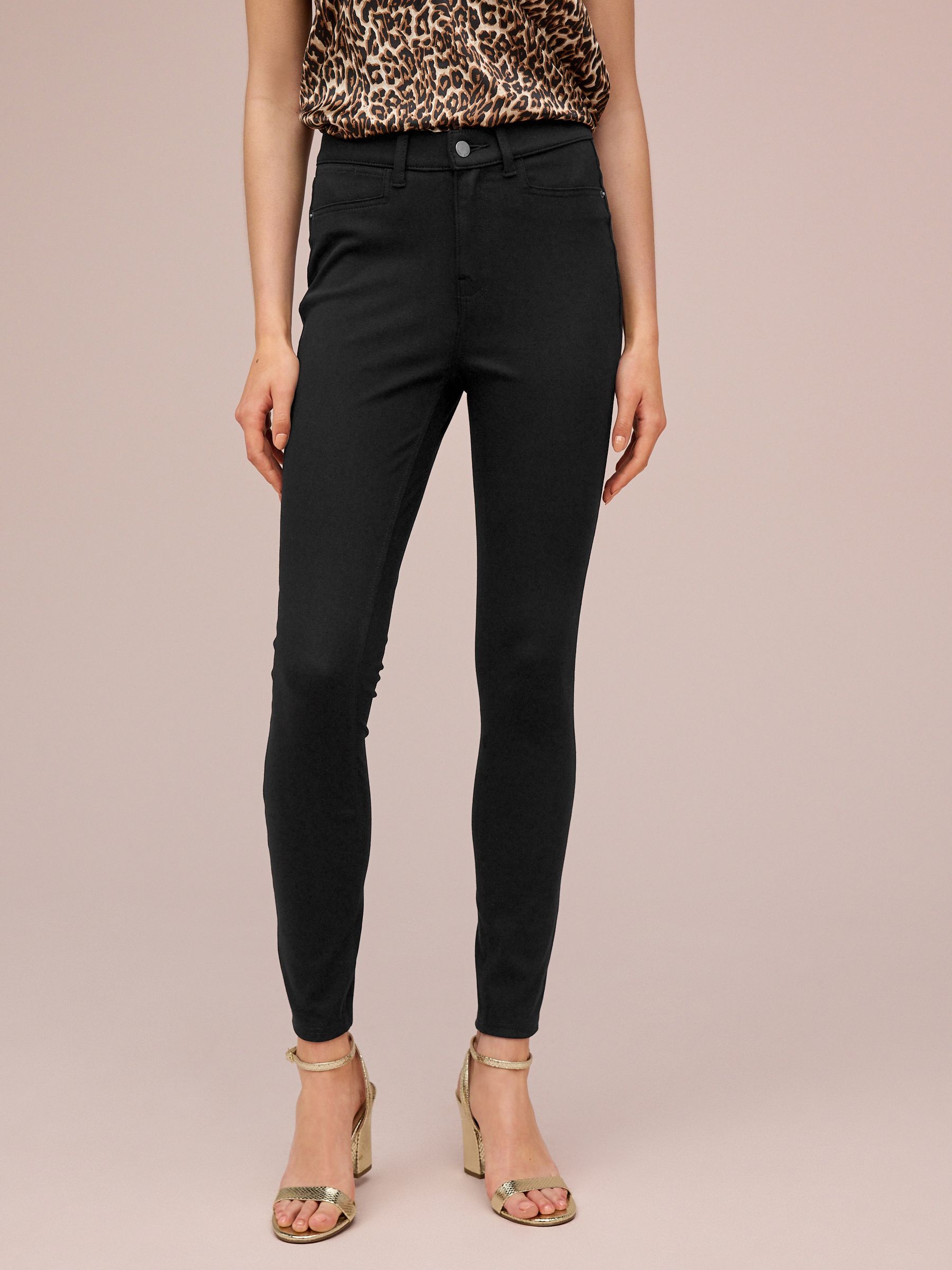 Jersey Denim Leggings - Black - Regular - Location Worn