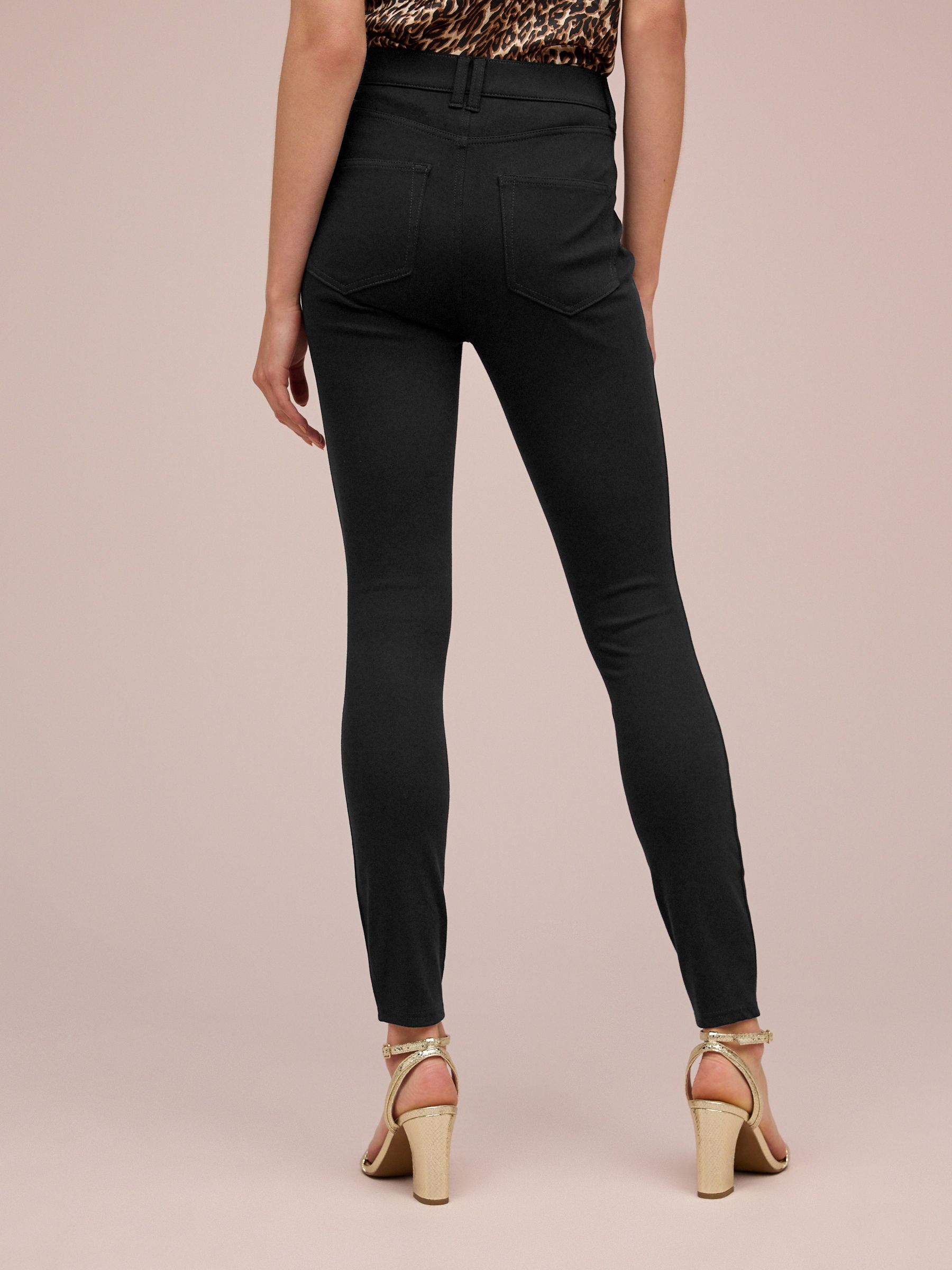 Jersey Denim Leggings - Black - Regular - Location Worn