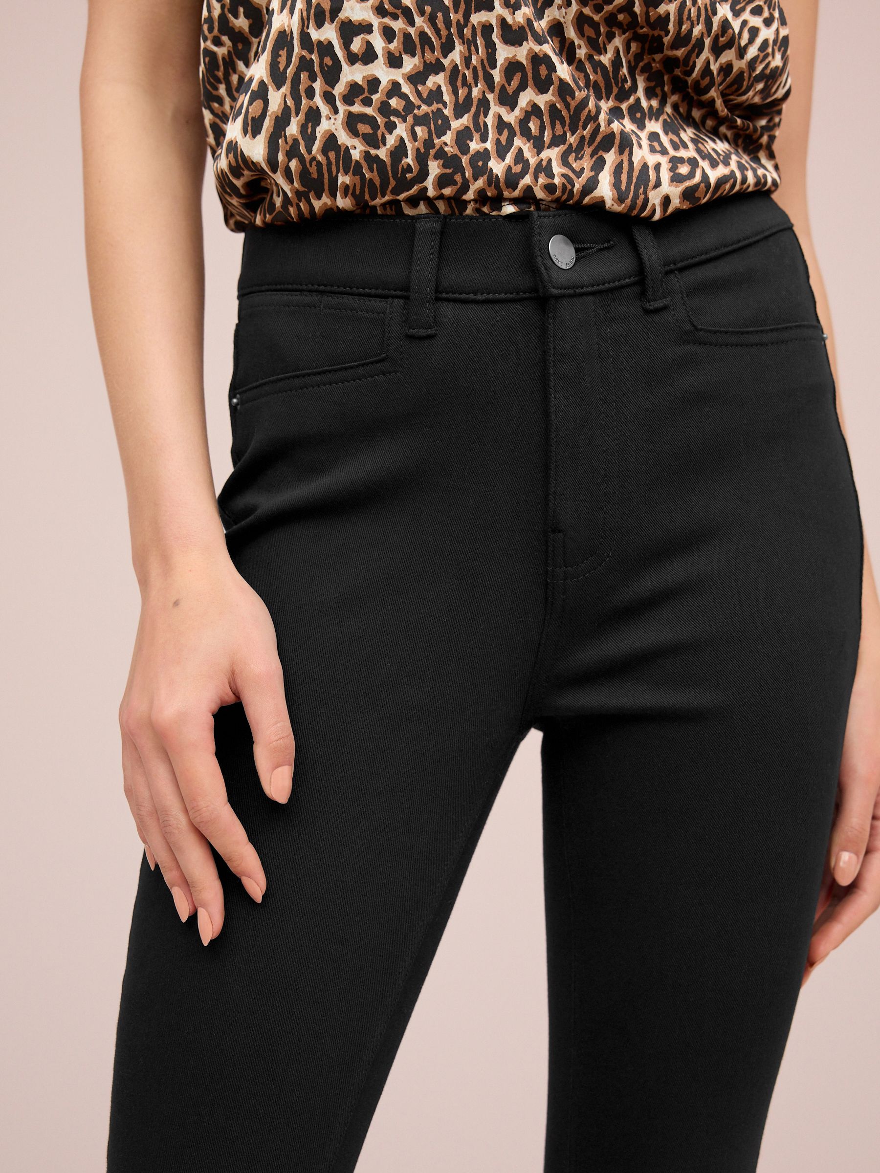 Jersey Denim Leggings - Black - Regular - Location Worn