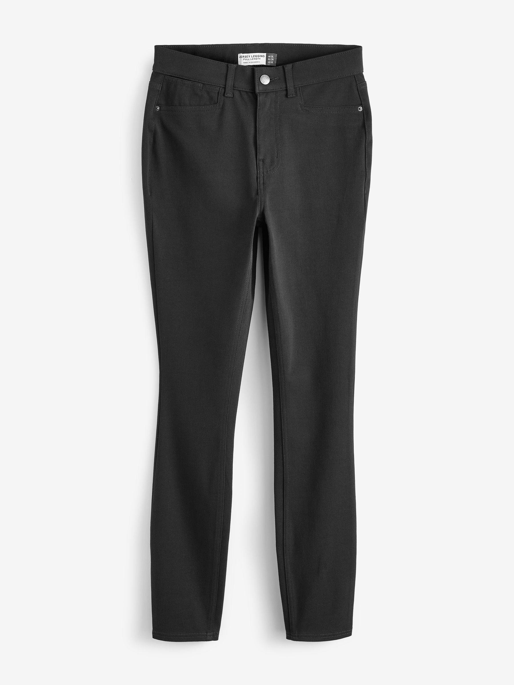 Jersey Denim Leggings - Black - Regular - SIP Still Life