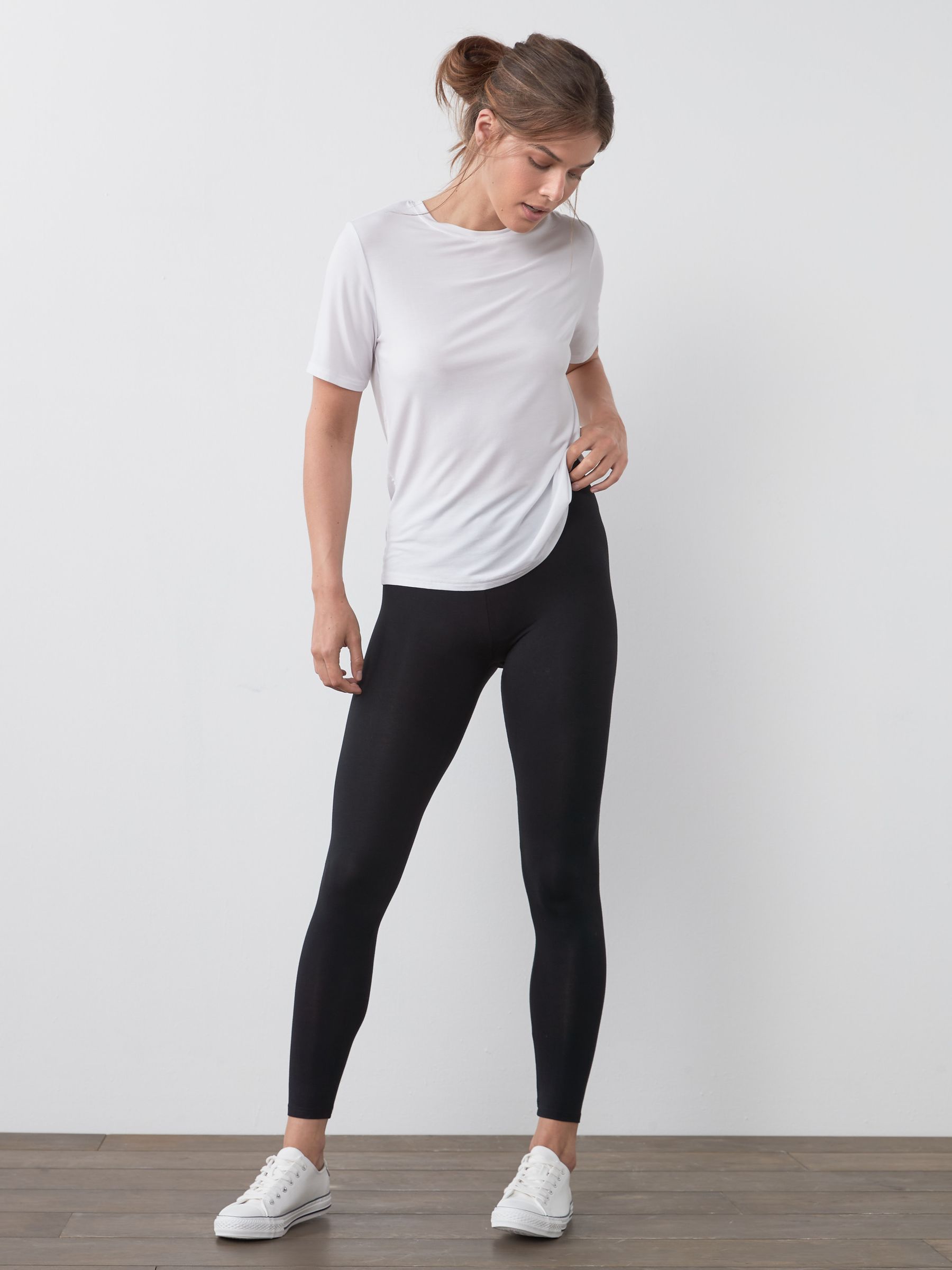 Full Length Leggings 2 Pack - Black - Regular - SIP Worn