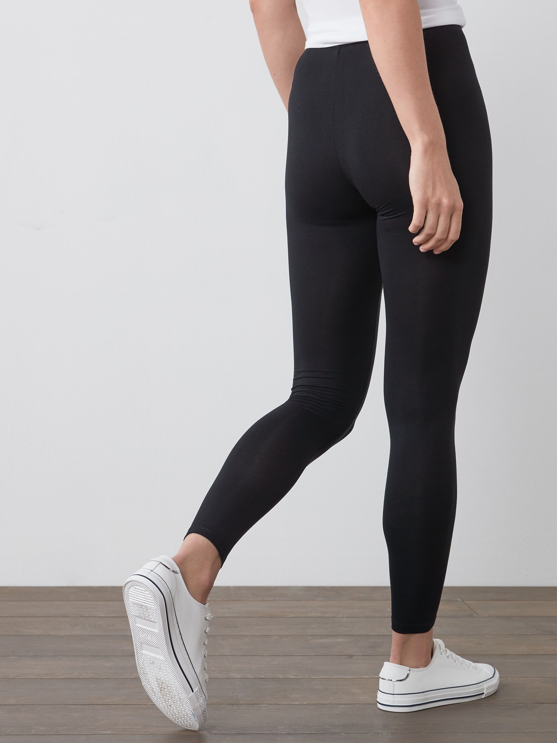 Full Length Leggings 2 Pack - Black - Regular - SIP Worn