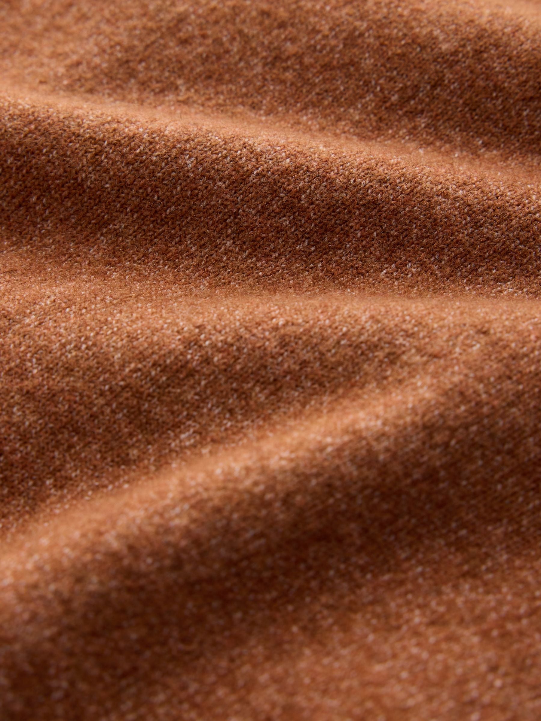 Supersoft V-Neck Long Sleeve Jumper - Brown - Regular - SIP Still Life