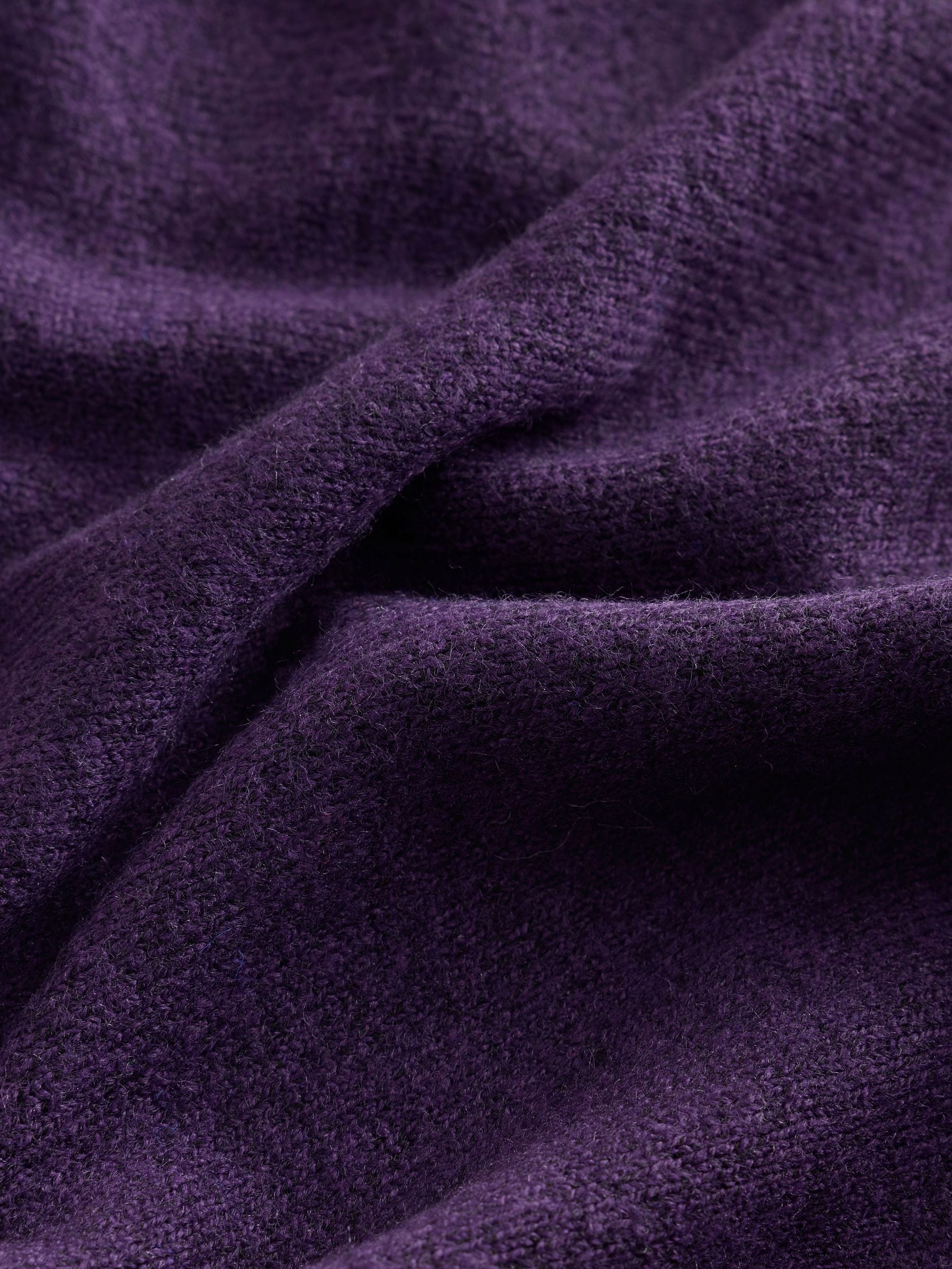 Supersoft V-Neck Long Sleeve Jumper - Purple - Regular - SIP Still Life