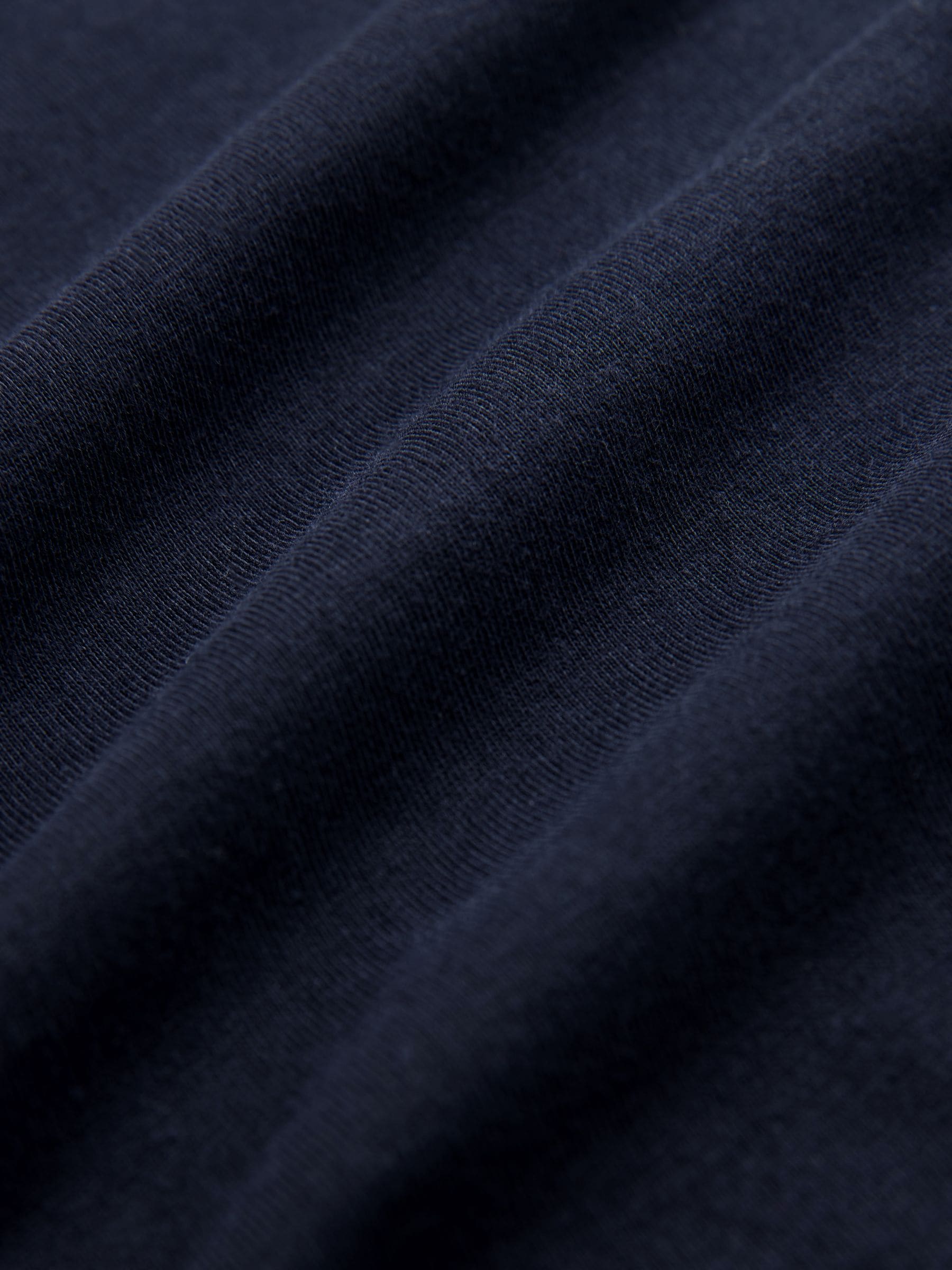 Long Sleeve Crew Neck T-Shirt - Navy Blue - Regular - SIP Still Life