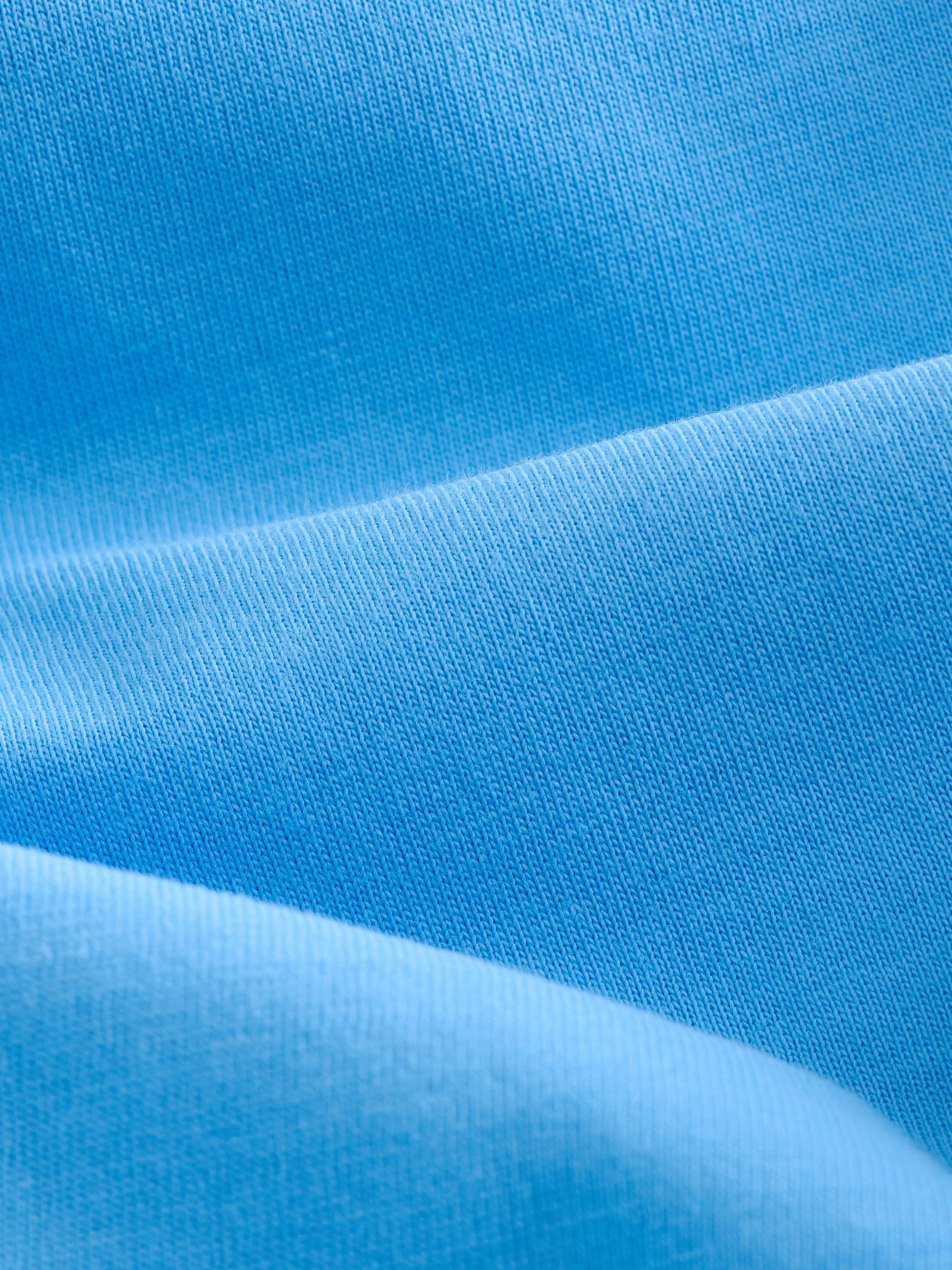 Long Sleeve Crew Neck T-Shirt - Bright Blue - Regular - SIP Still Life