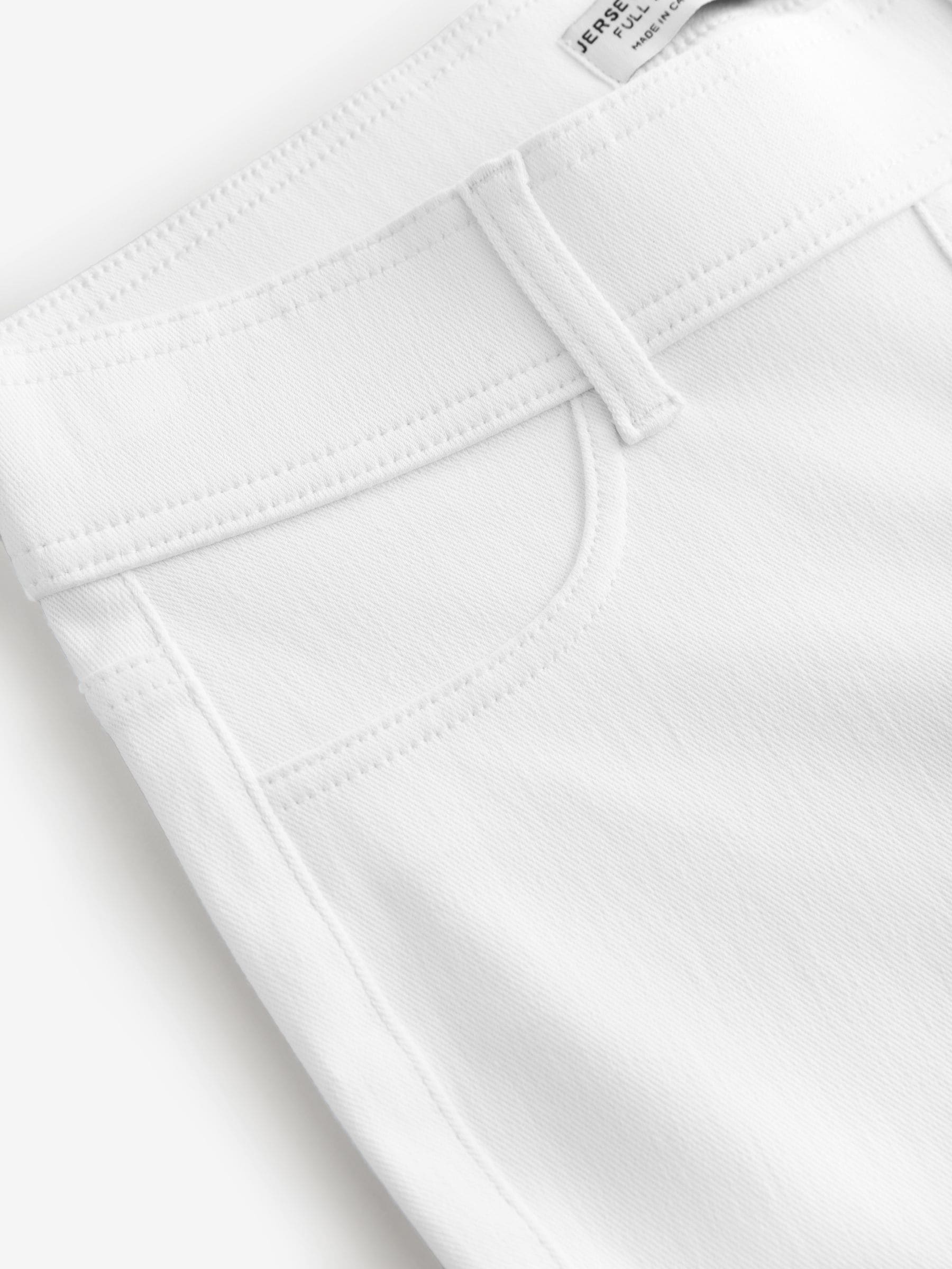 Jersey Denim Leggings - White - Regular - SIP Still Life