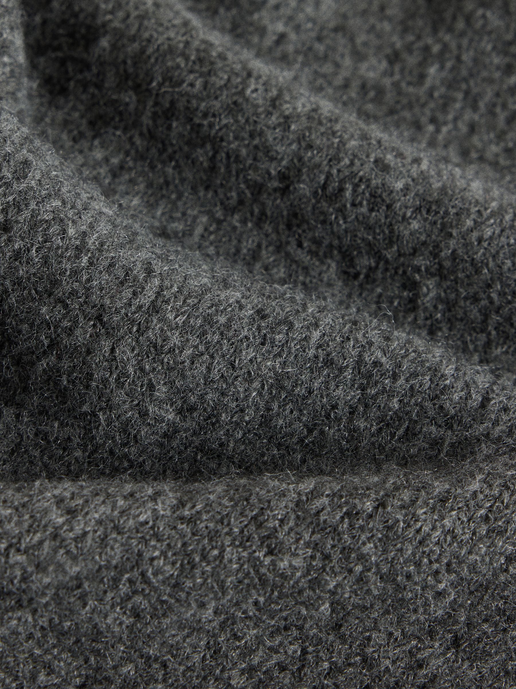 The Set Wool Blend Coord Cardigan & Legging Set - Charcoal Marl/Grey - Regular - SIP Still Life