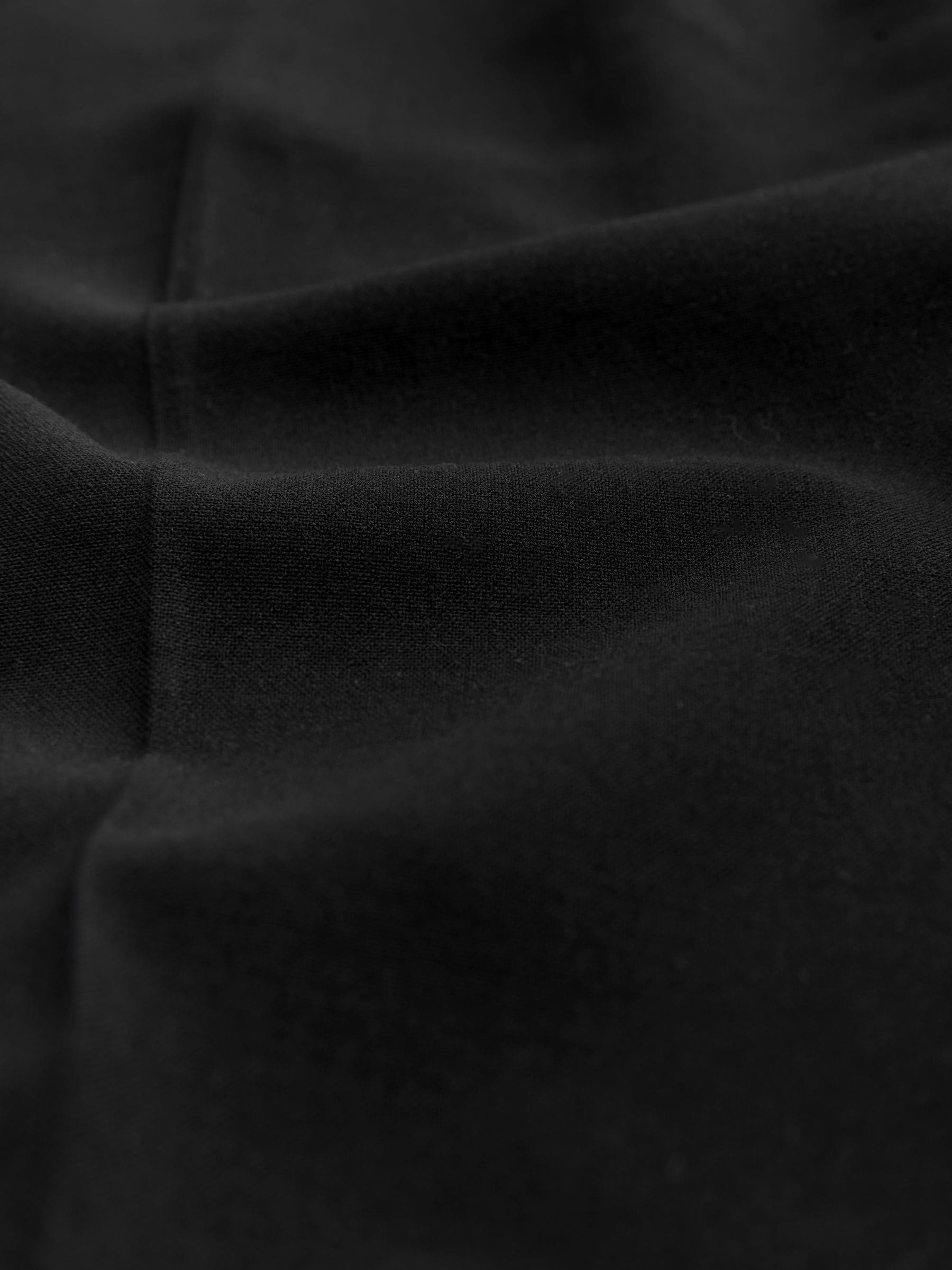 Tailored Slim Trousers With Wool - Black - Regular - SIP Still Life