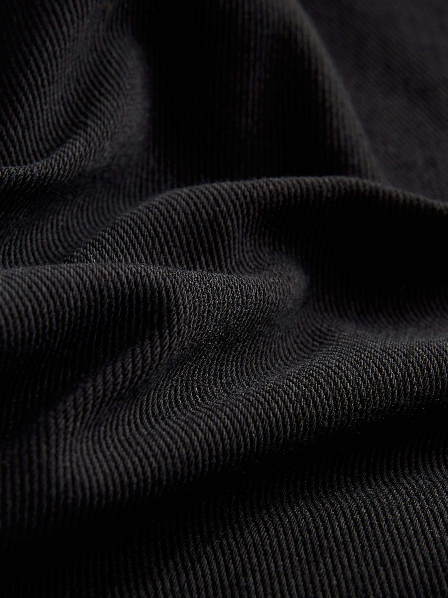 Jersey Denim Wide Leg Trousers - Black - Regular - SIP Still Life