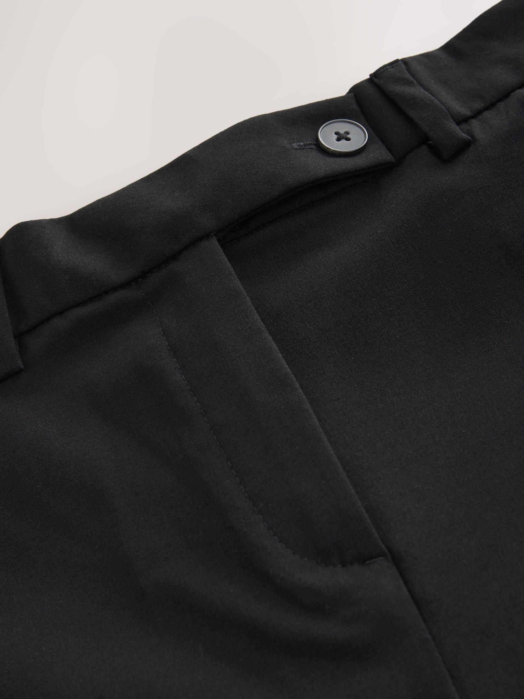 Tailored Bootcut Trousers With Wool - Black - Regular - SIP Still Life