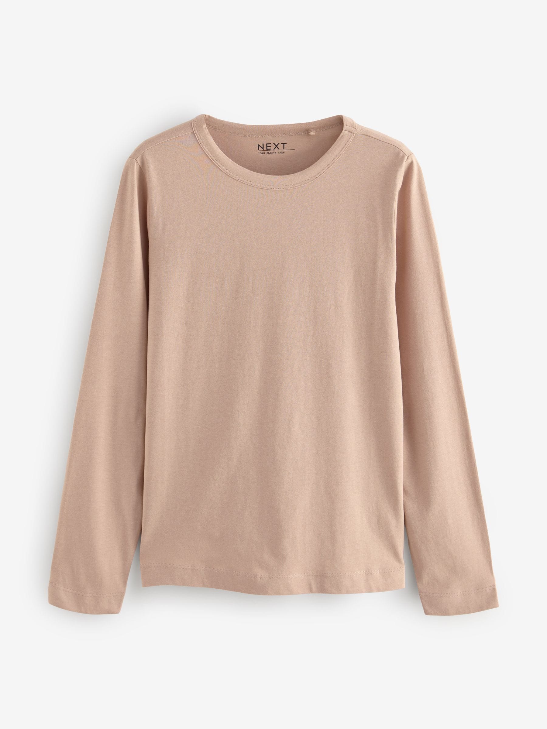 Long Sleeve Crew Neck T-Shirt - Neutral - Regular - SIP Still Life