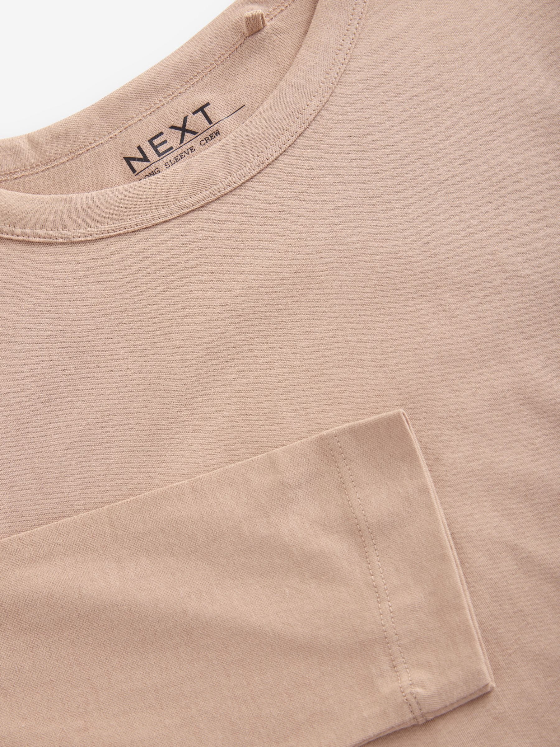 Long Sleeve Crew Neck T-Shirt - Neutral - Regular - SIP Still Life