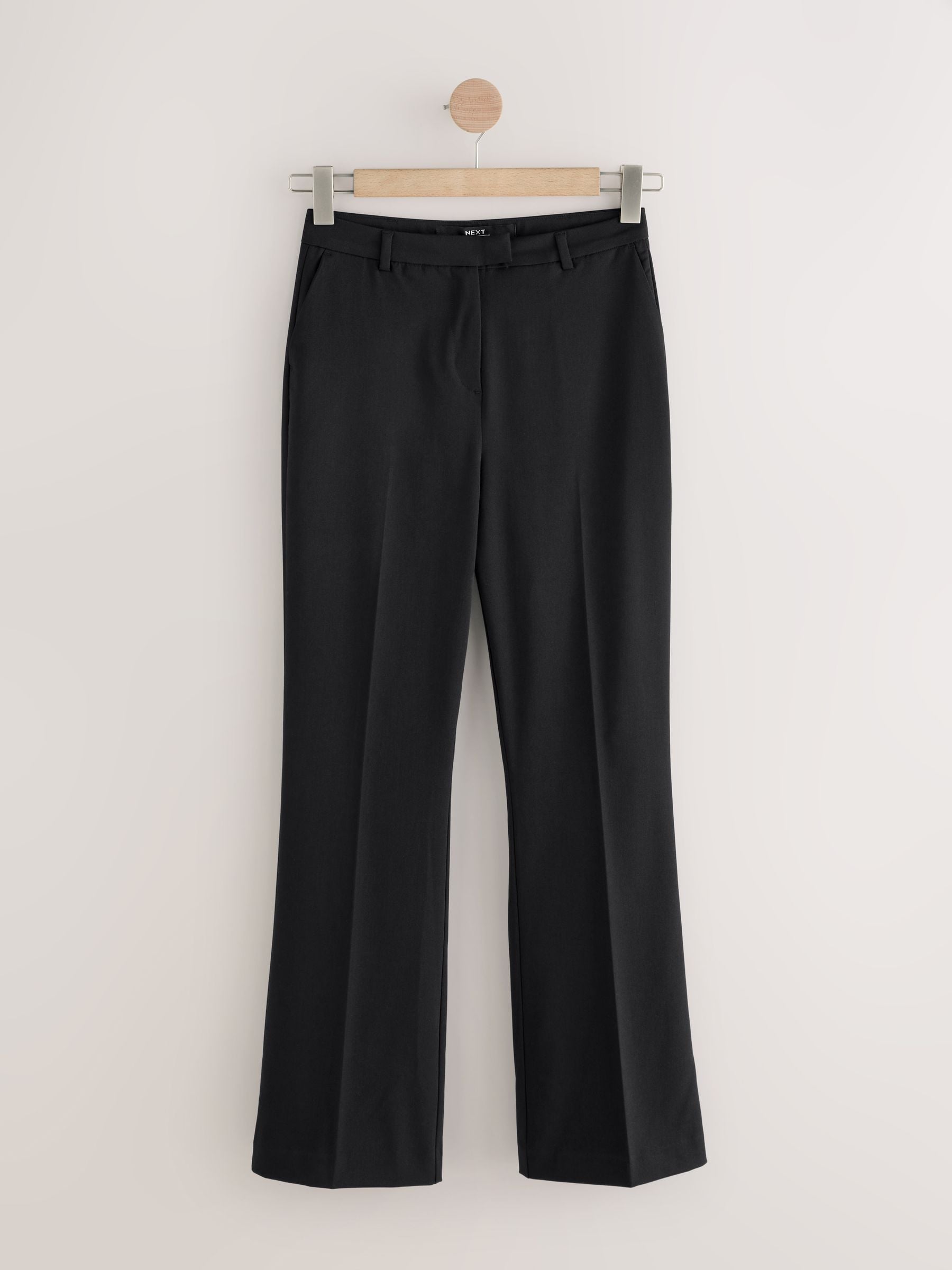 Bootcut Tailored Trousers - Black - Regular - SIP Still Life