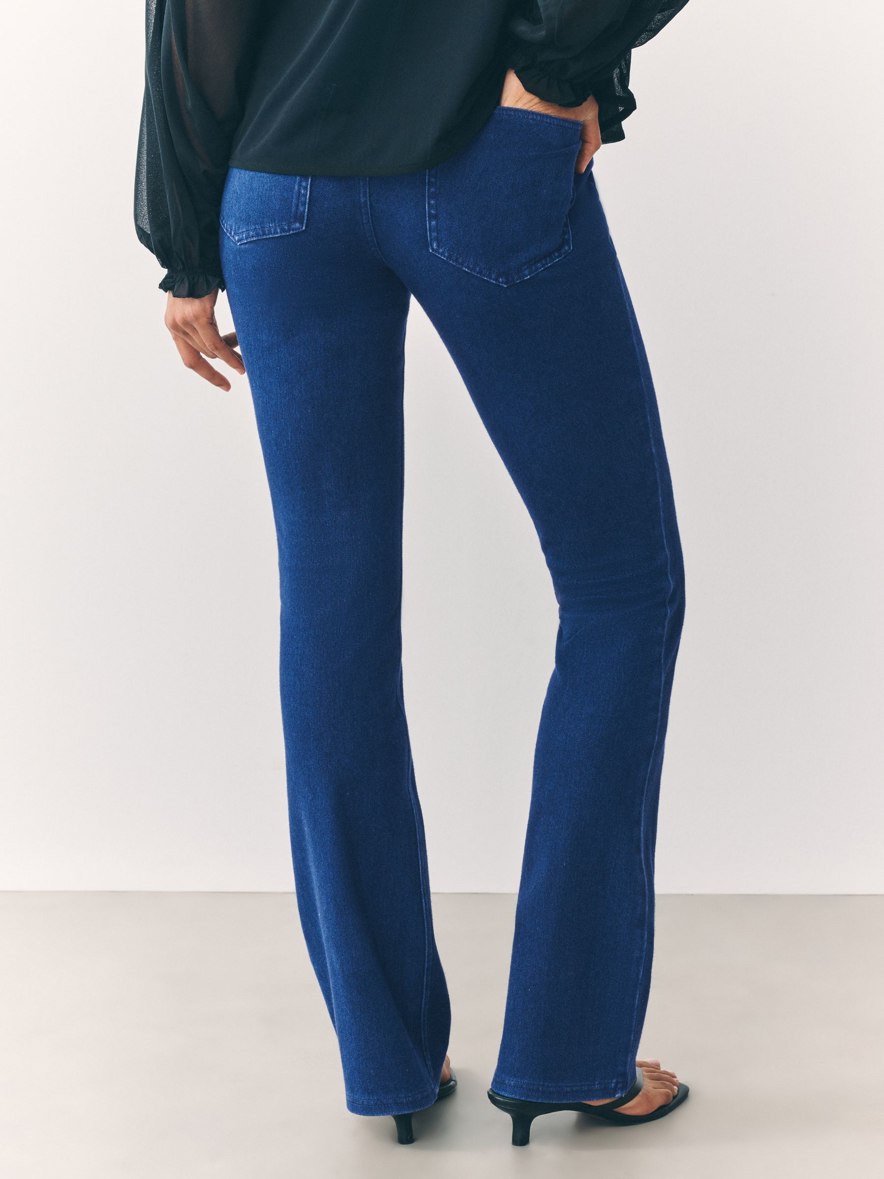 Jersey Bootcut Leggings - Dark Blue - Regular - SIP Worn