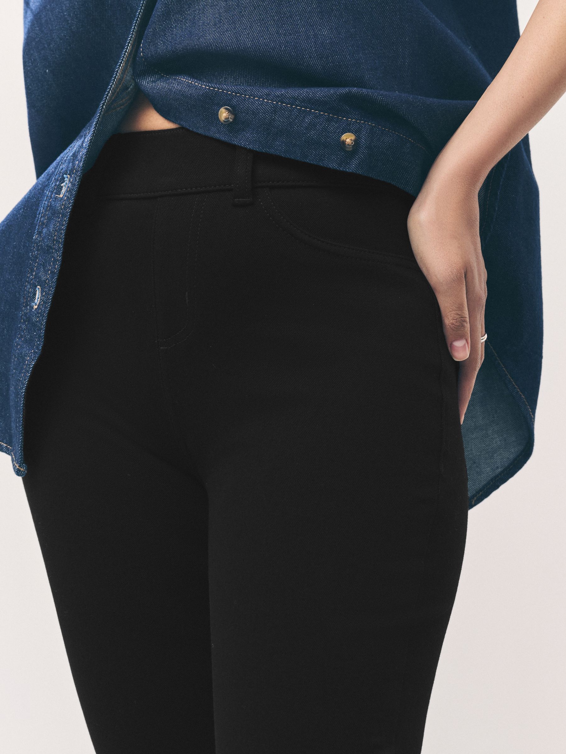 Jersey Bootcut Leggings - Black - Regular - SIP Worn