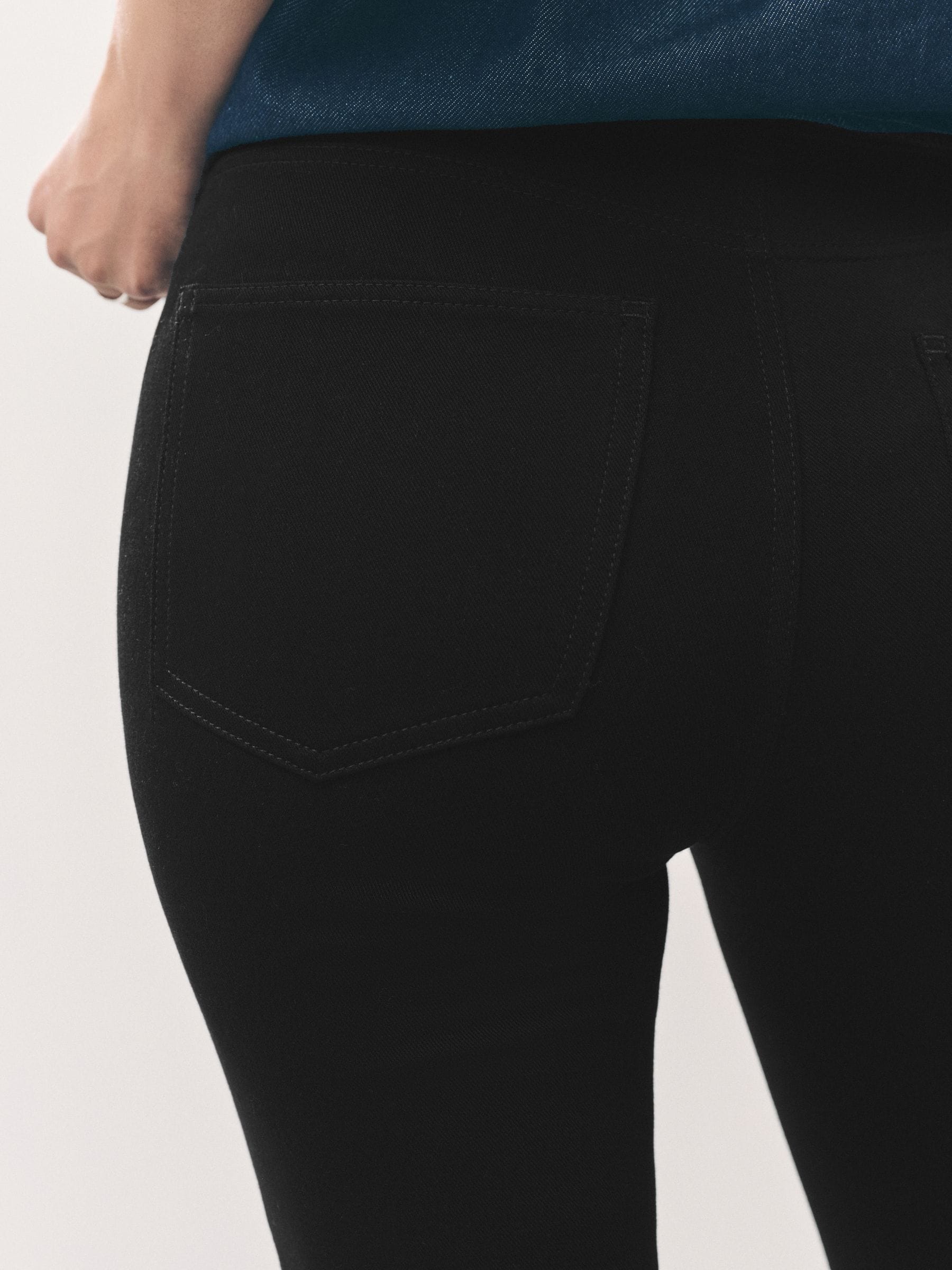Jersey Bootcut Leggings - Black - Regular - SIP Worn