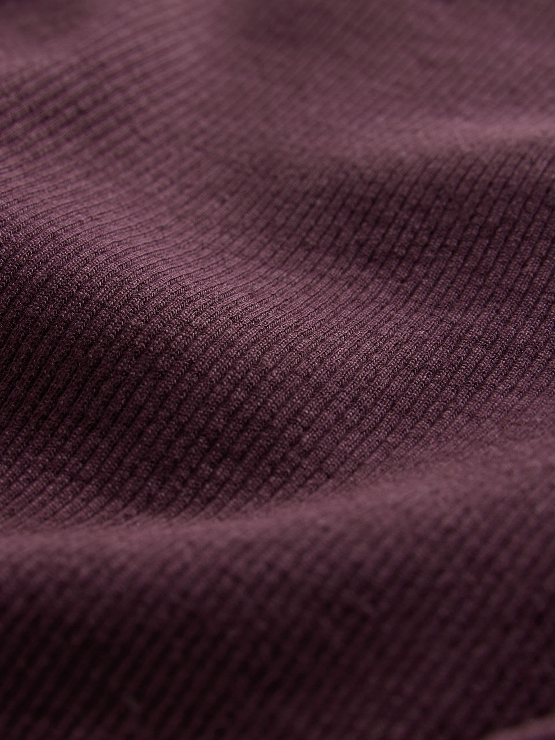 The Set 3 Pack Long Sleeve Button Through Rib T-Shirt - Black/Chocolate Brown/Berry - Regular - SIP Still Life